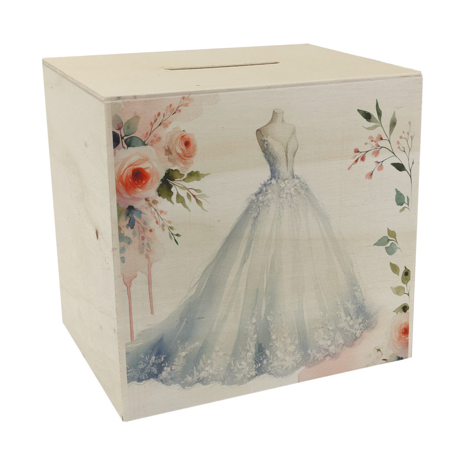 speecheese Spardose Brautkleid Spardose aus Holz günstig online kaufen