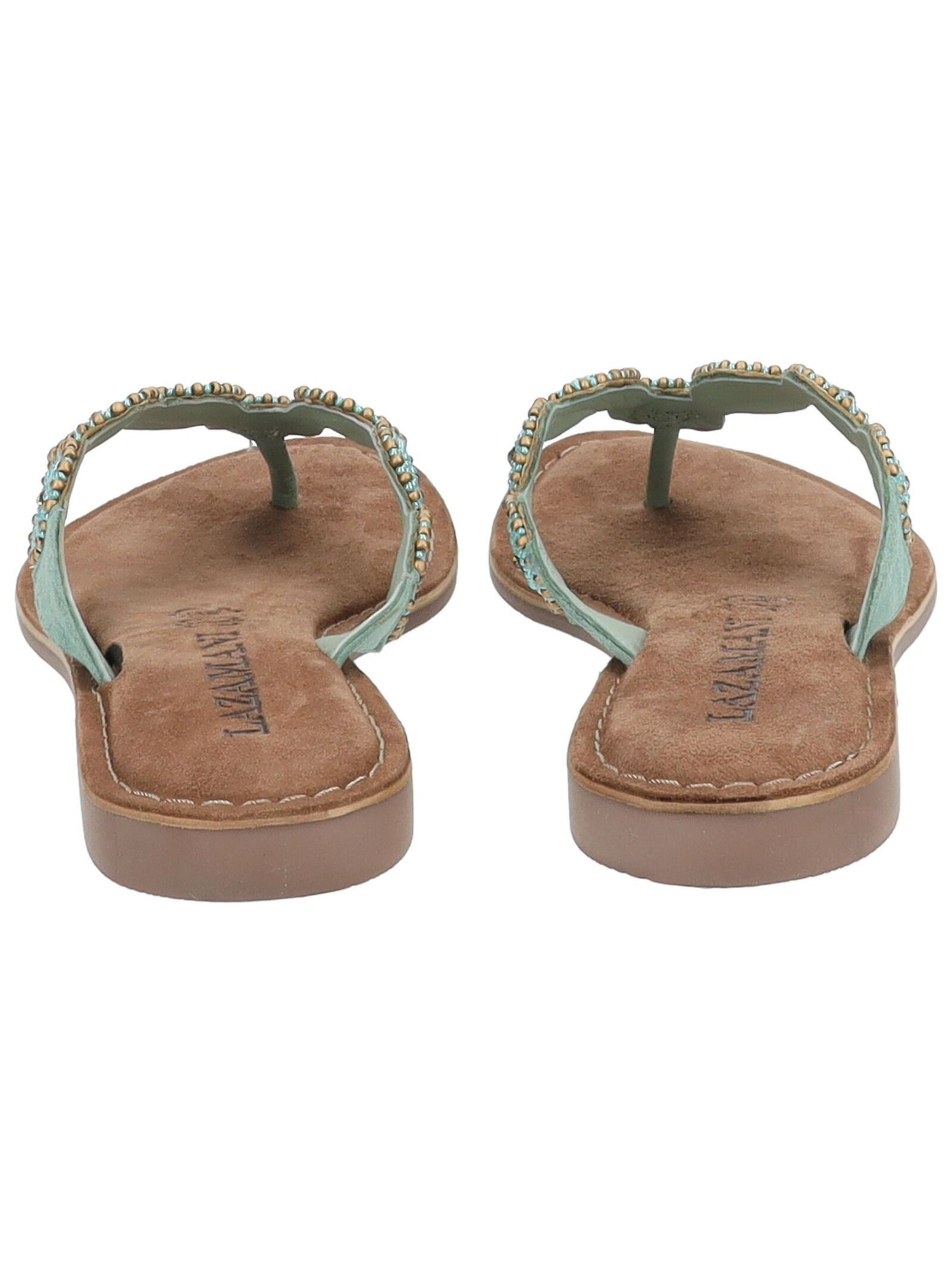 Lazamani Lazamani Sandalen Leder/Textil Zehentrenner