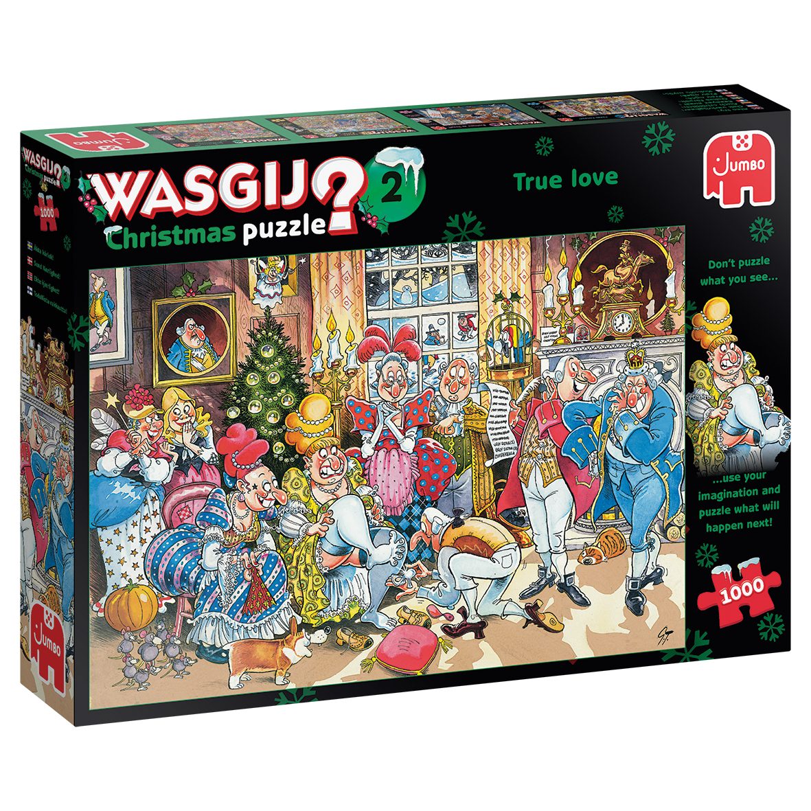 Jumbo Spiele Puzzle Wasgij Christmas 2 Wahre Liebe! 1000 Teile Puzzle, 1000 günstig online kaufen