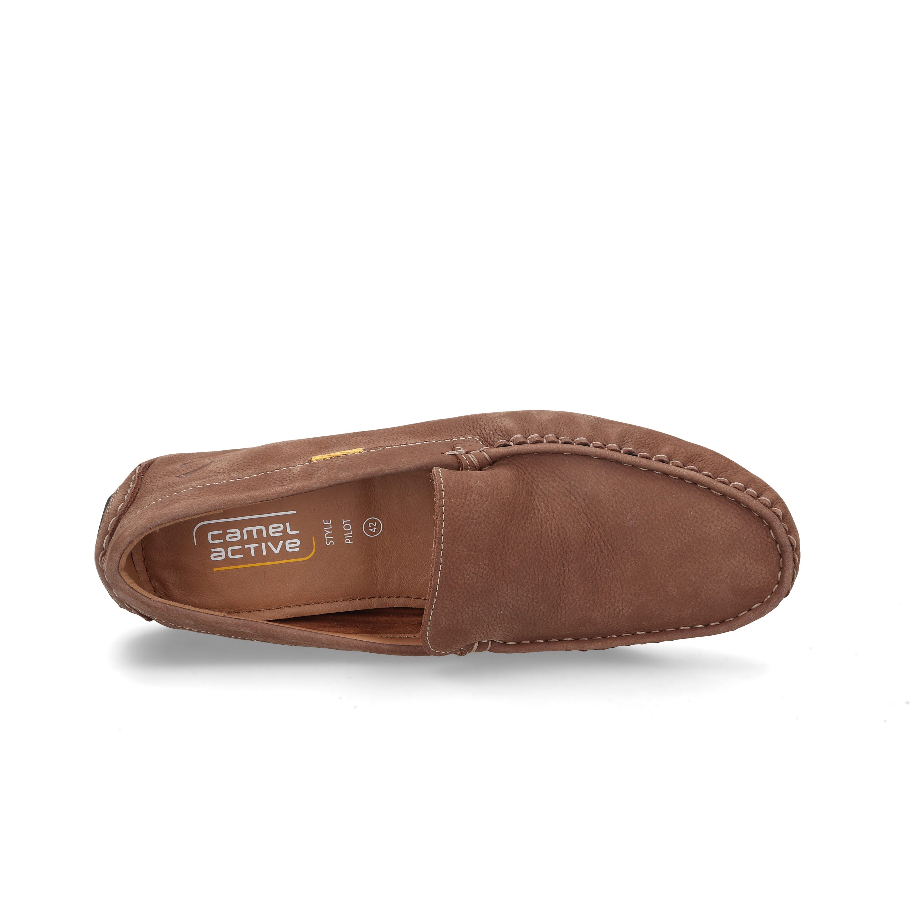 camel active Slipper Slipper, Bootsschuh, Mokassin-Typ mit Ziernaht