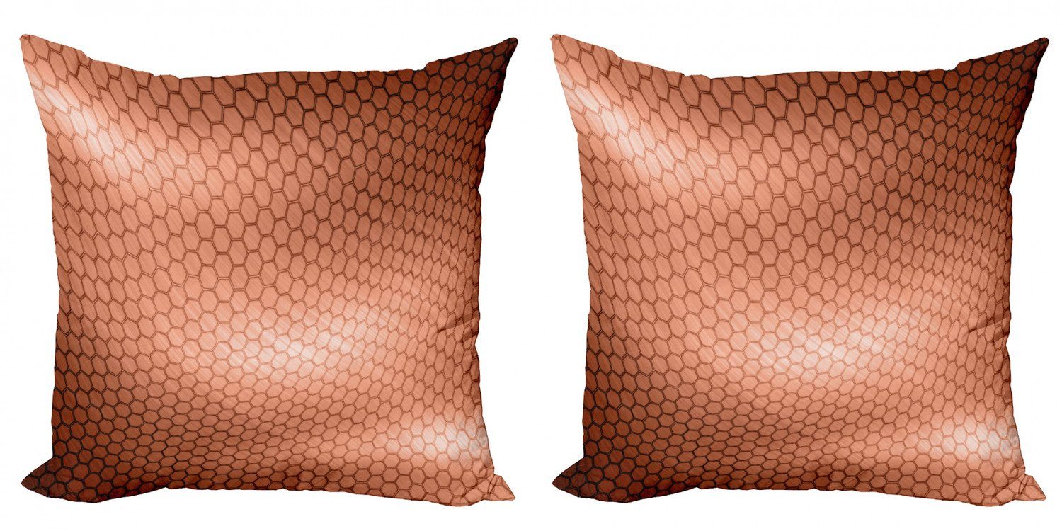 Modern Abakuhaus Doppelseitiger Kamm-Muster-Wellen (2 Stück), Abstrakt Digitaldruck, Accent Kissenbezüge