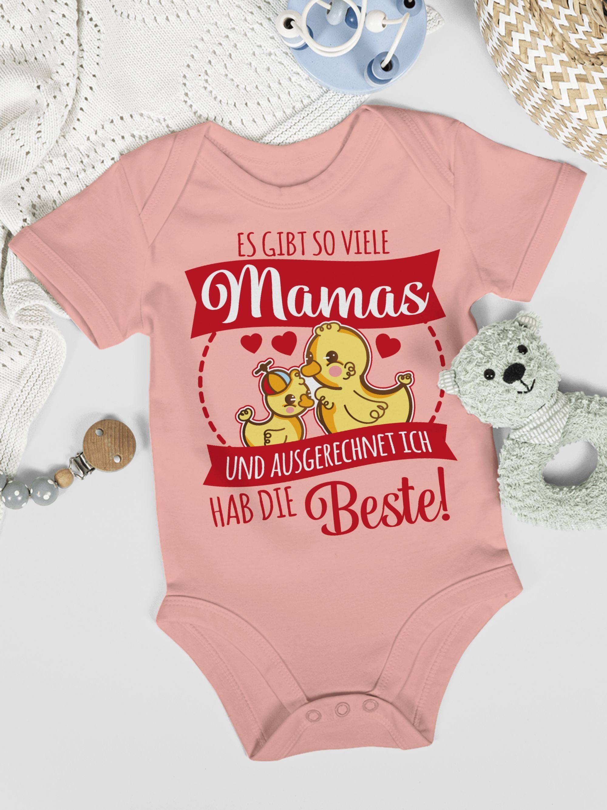 Shirtracer Shirtbody Es gibt so viele Mamas - rot Mama