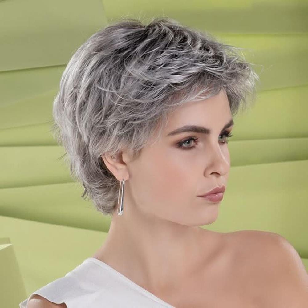 Ellen Wille Kunsthaarperücke Ellen Wille Rica, Natürlicher Short-Shag mit Extended Lace Front und Mono Crown für 54-5