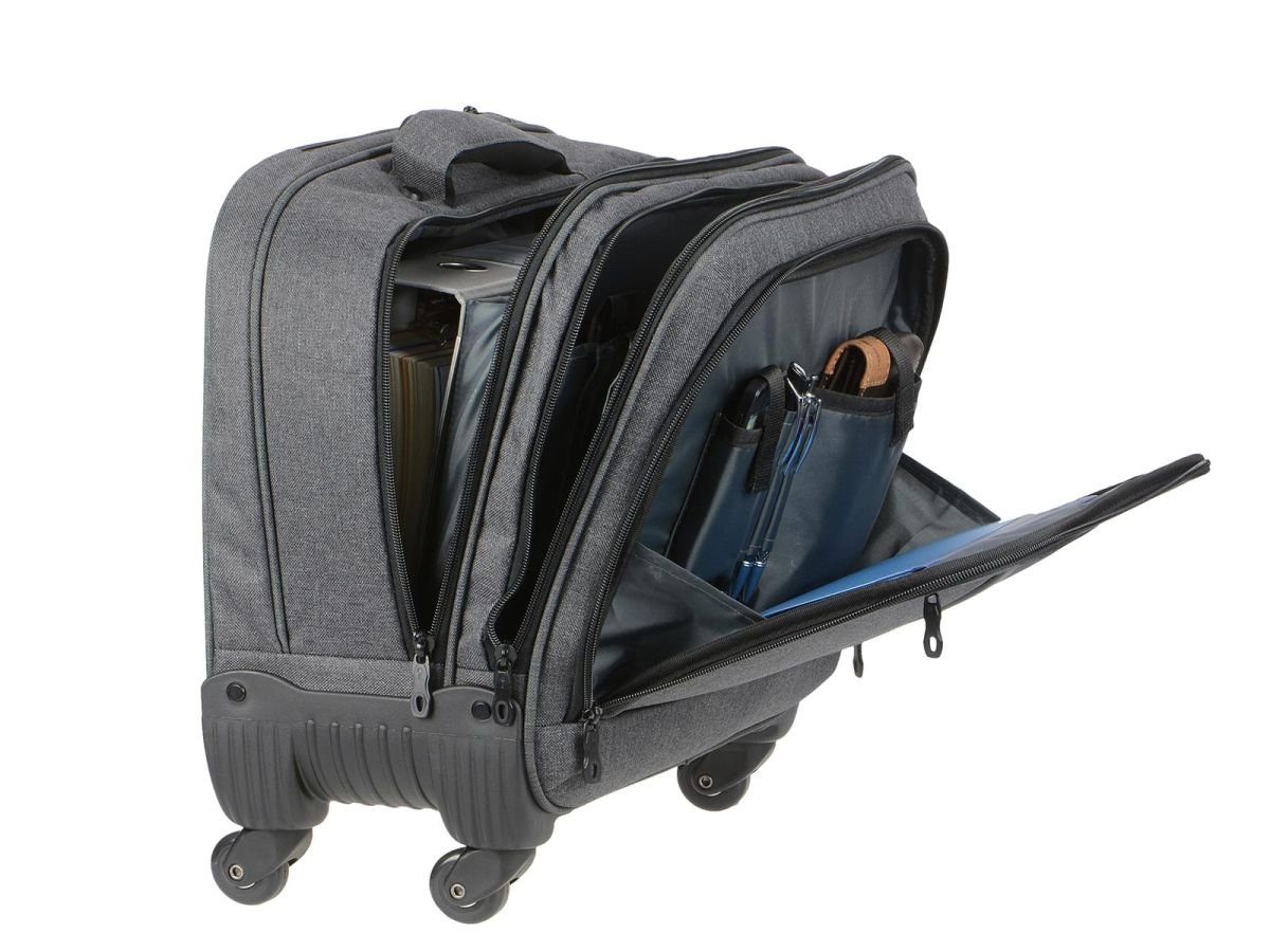 Phoenix, 4 Pilotenkoffer Aktenkoffer Rollen, LIGHTPAK® Business-Trolley,