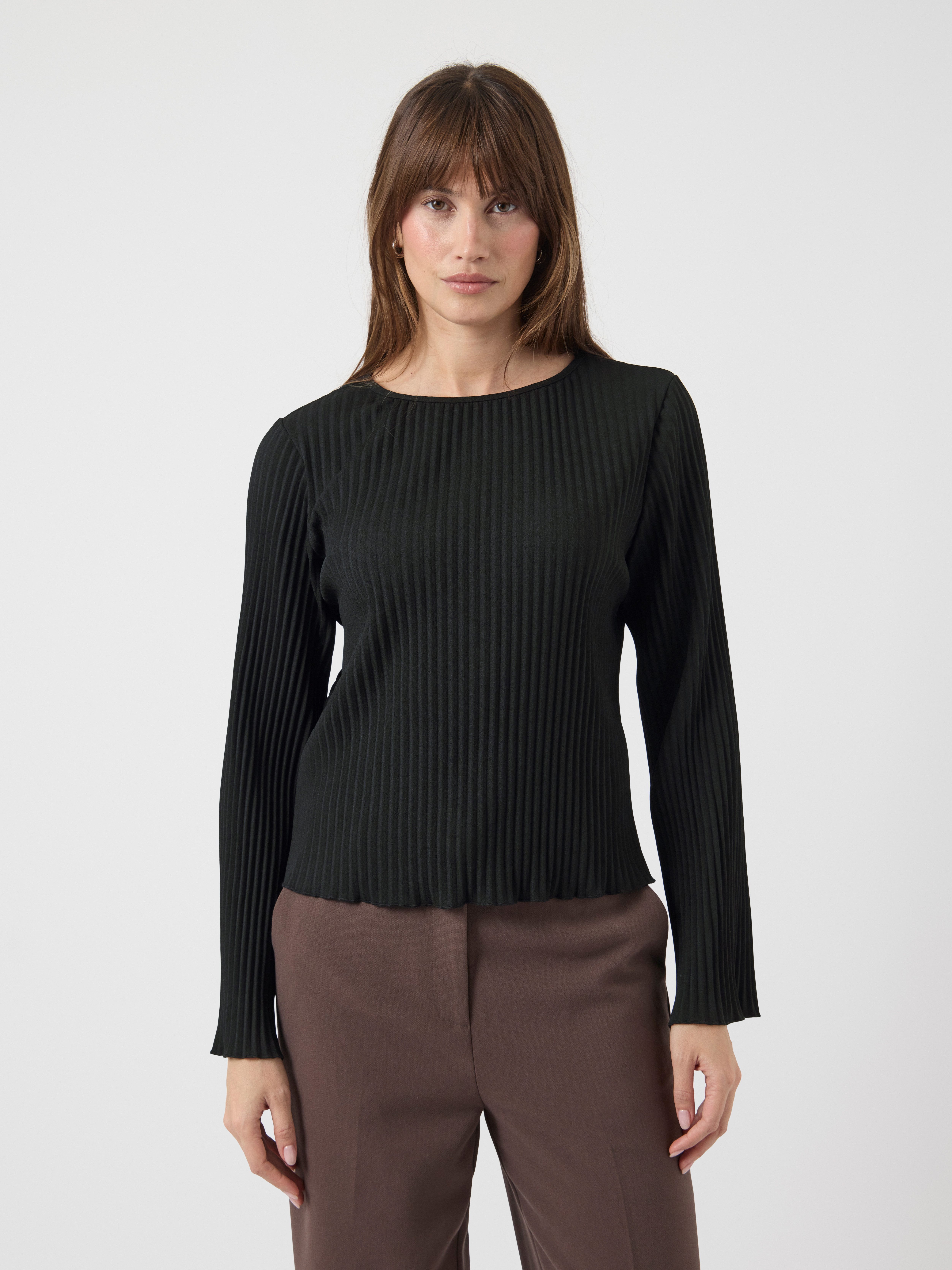 Y.A.S Plisseeshirt YASALISA LS TOP S. günstig online kaufen