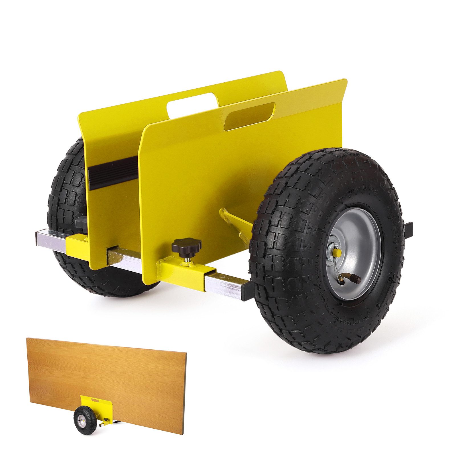 GarveeMore Transportwagen, (Packung, Verstellbarer Trockenbauplatten-Transporter), 600 Pfund Tragkraft