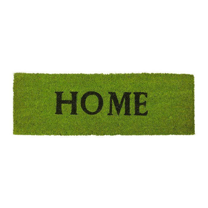Fußmatte Fußmatte schmal HOME relaxdays Höhe: 15 mm Grün