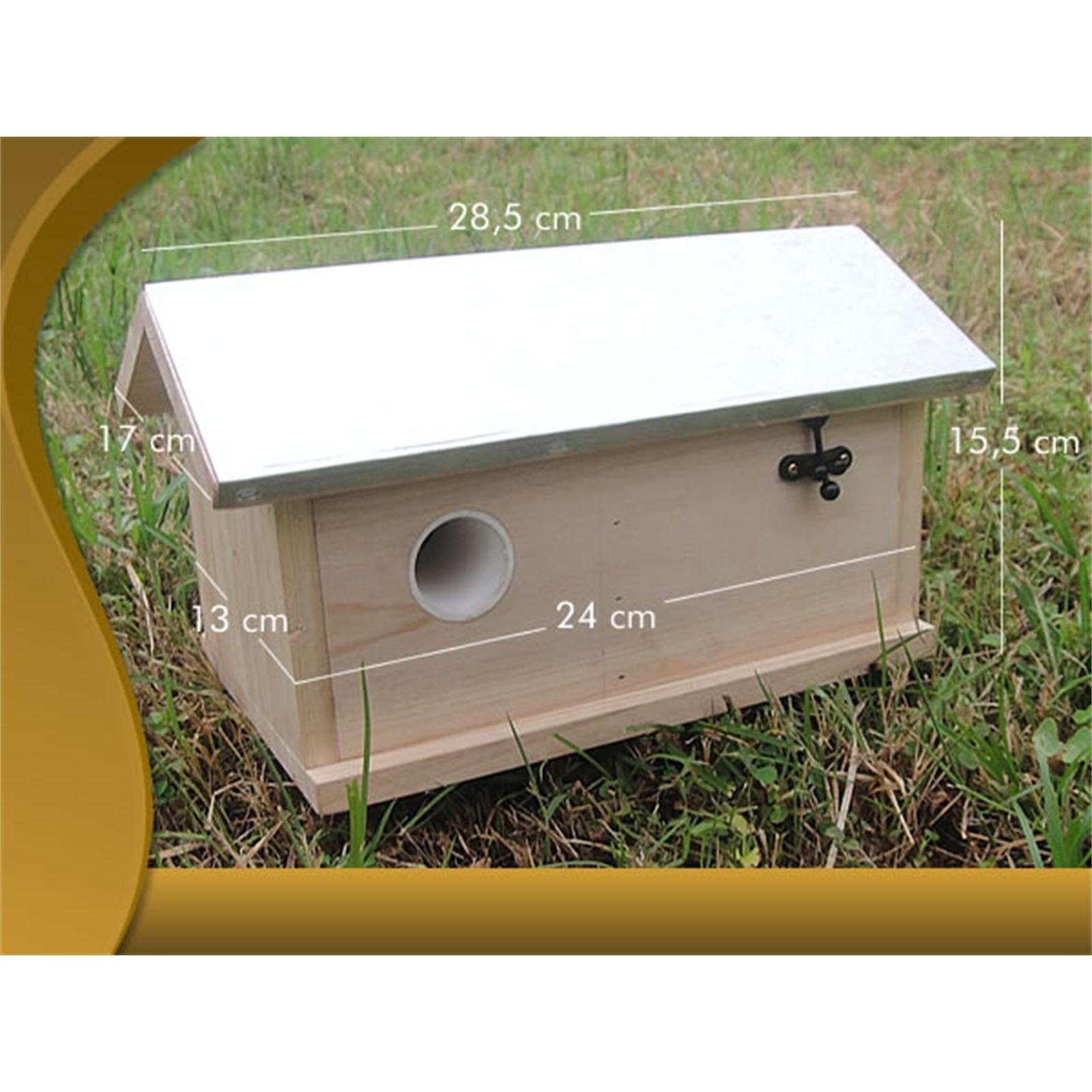 Melko Nistkasten Hummelhaus Hummelkasten Holz Nistkasten Insektenhaus Insektenhotel, Chinesische Fichte