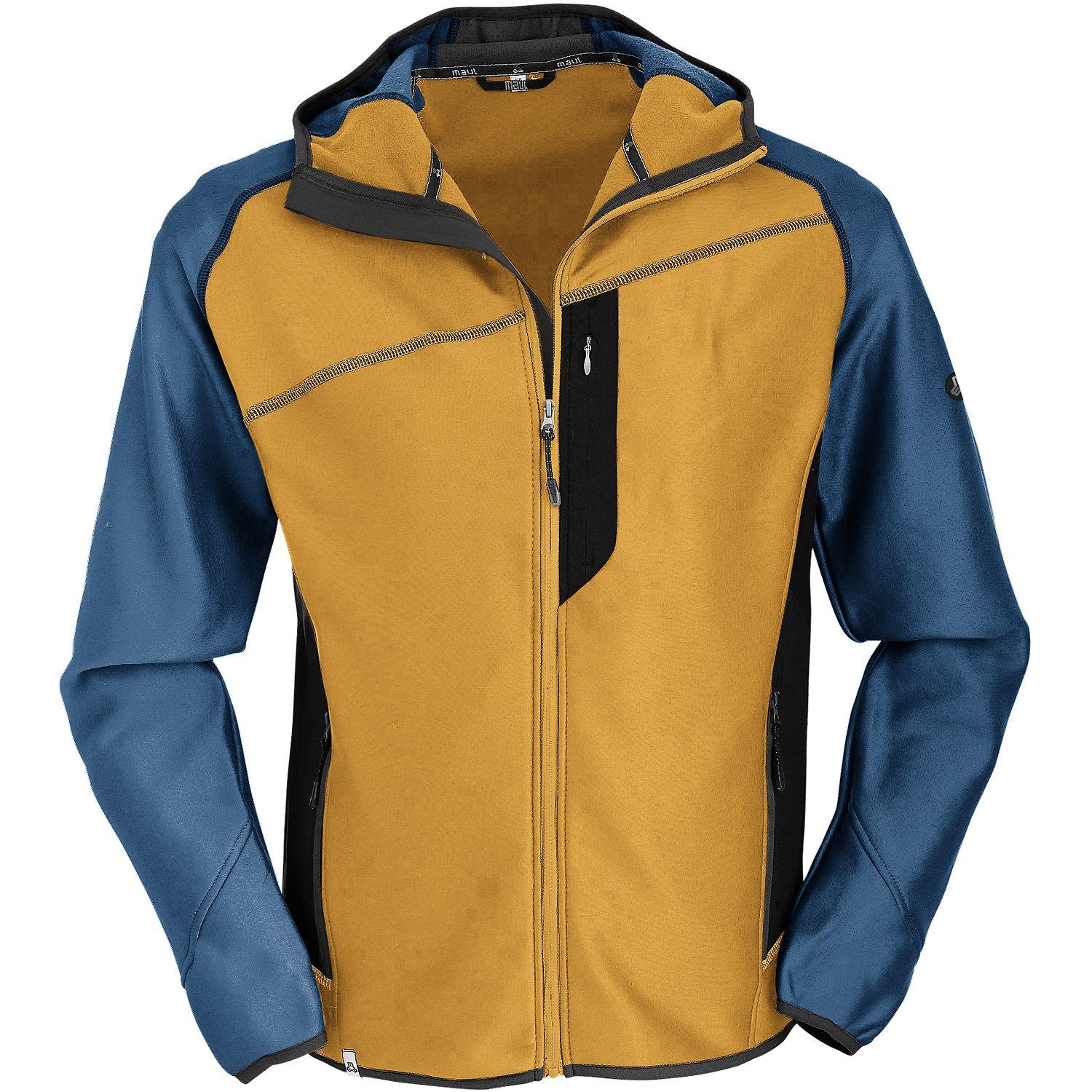 Funktionsjacke Stretchfleecejacke Taufstein II mit Kapuze