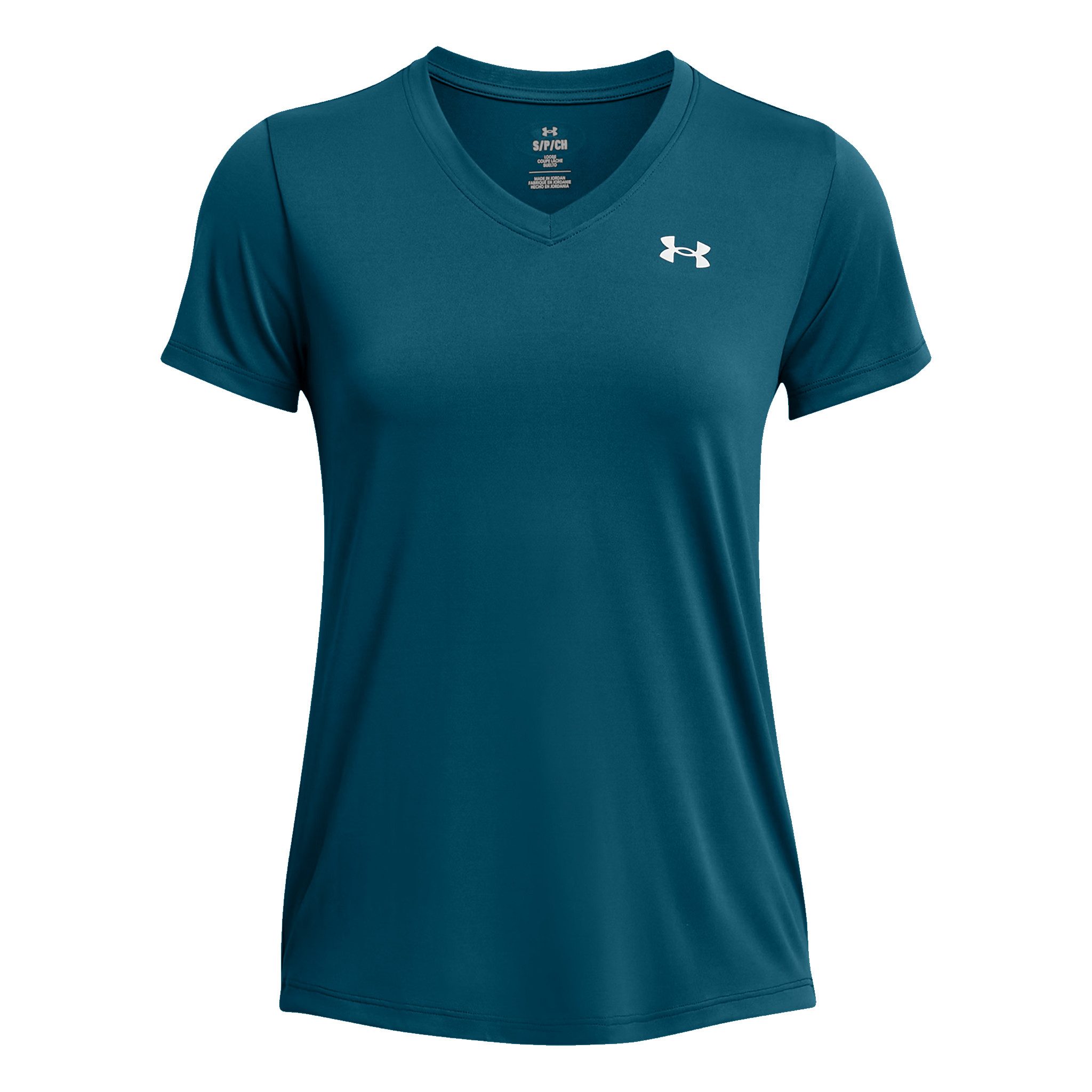 Under Armour® Funktionsshirt Tech™ Solid Shirt mit V-Ausschnitt