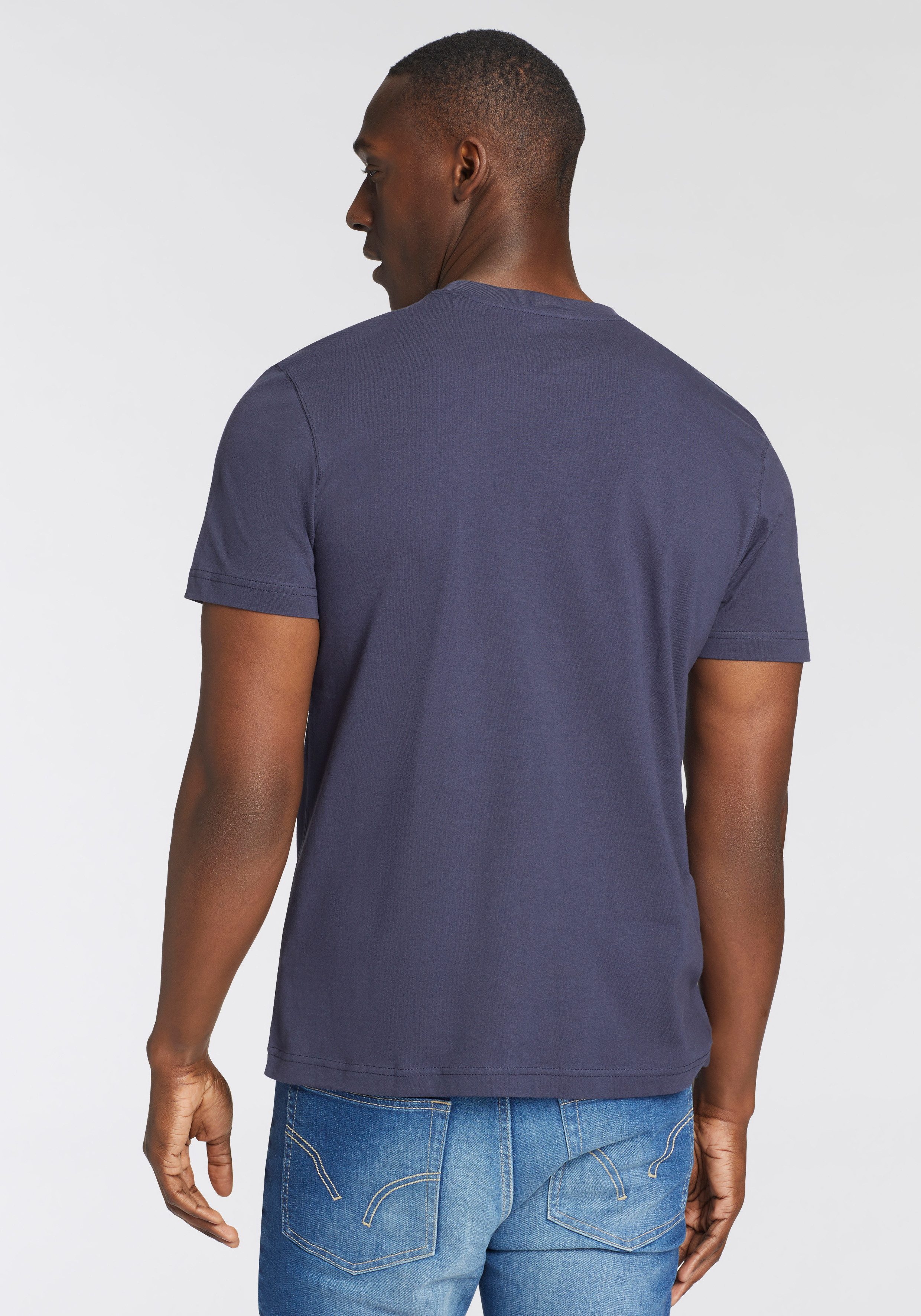 Man's World T-Shirt neue Farben! Preis-Leistungs Bestseller! Auch in Großen Größen (3er-Pack) aus Baumwolle, angenehmer Tragekomfort, hochwertige Verarbeitung – Bild 5 von 5