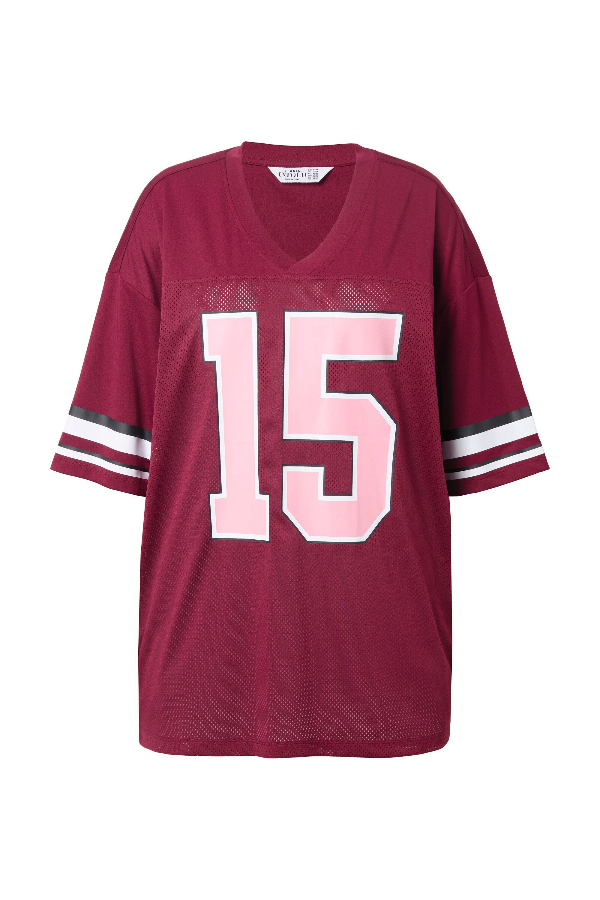 Studio Untold T-Shirt Trikot oversized Meshjersey "15"-Print günstig online kaufen