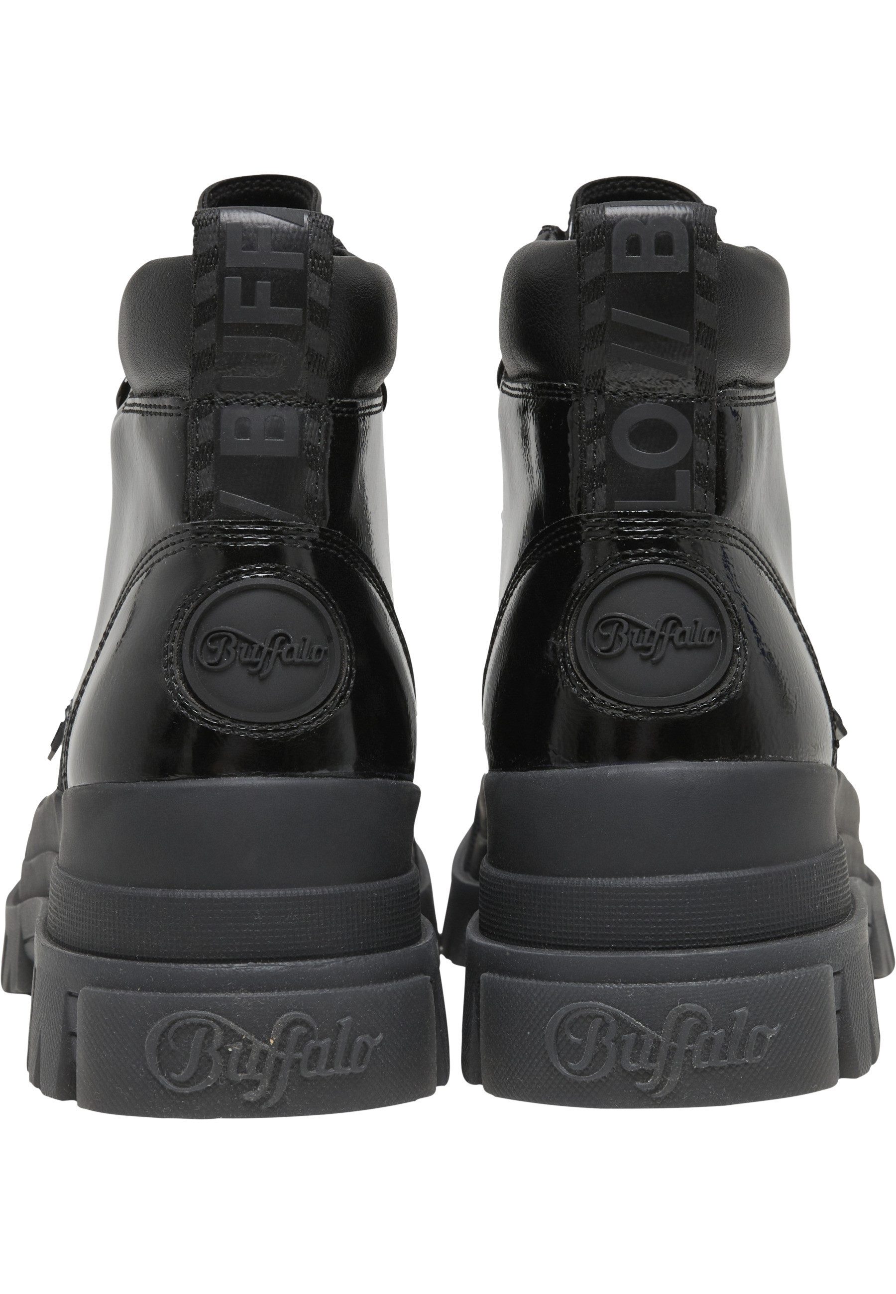 Buffalo Buffalo ASPHA LACE UP MID - VEGAN PATENT Stiefel – Bild 2 von 5