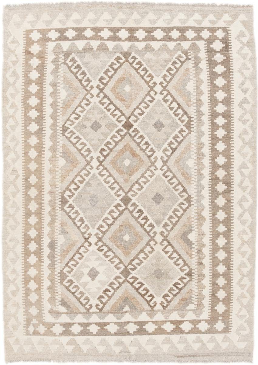 Orientteppich Kelim Afghan Heritage 124x175 Handgewebter Moderner Orientteppich, Nain Trading, rechteckig, Höhe: 3 mm