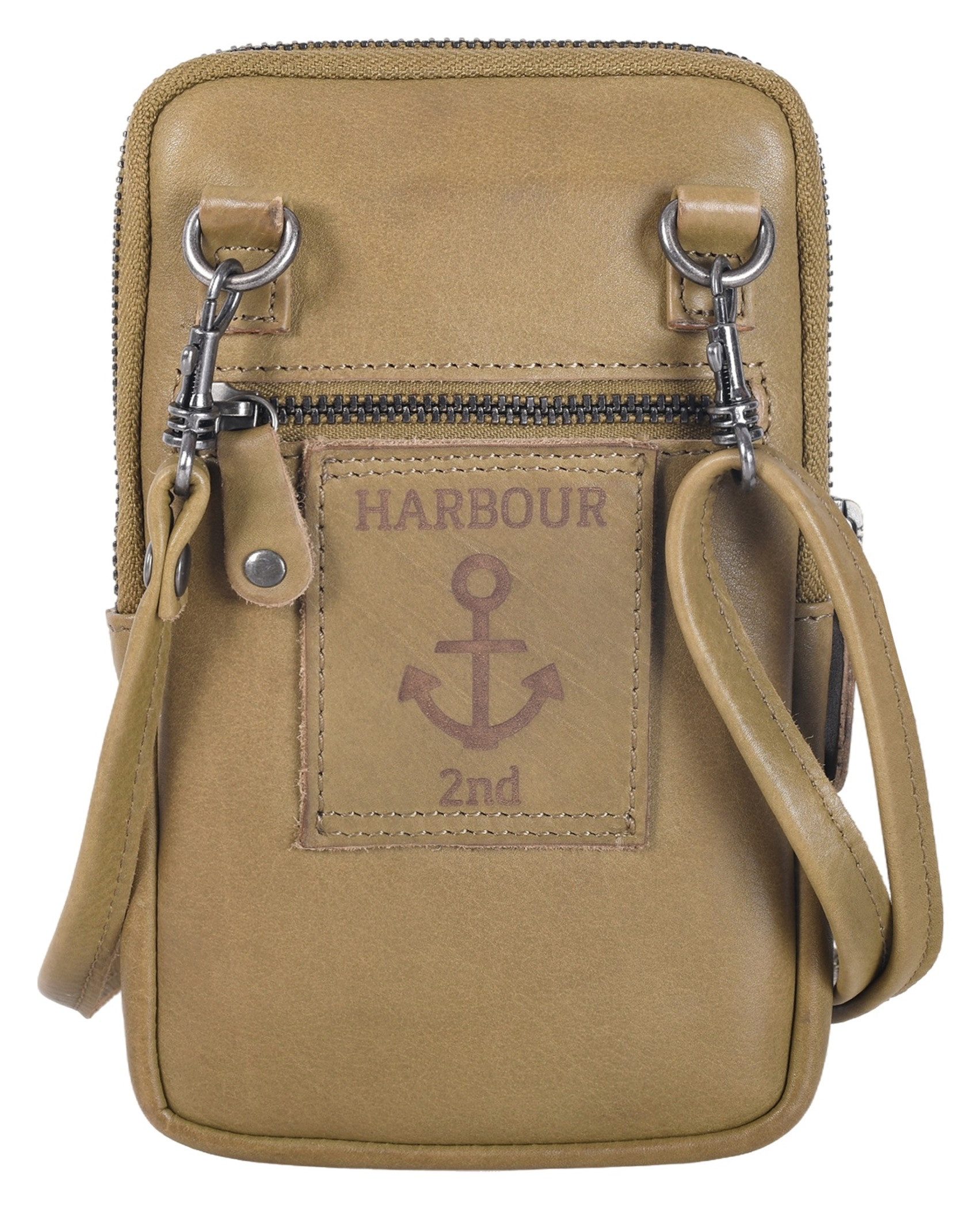 HARBOUR 2nd Mini Bag Benita, aus griffigem Leder mit typischen Marken-Anker-Label