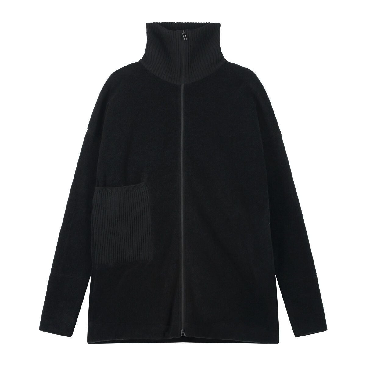 Jeanne Baret Kapuzenstrickjacke Wallis Jacket Eleganter und vielseitiger Long Cardigan aus hochwertigem Wollfleece