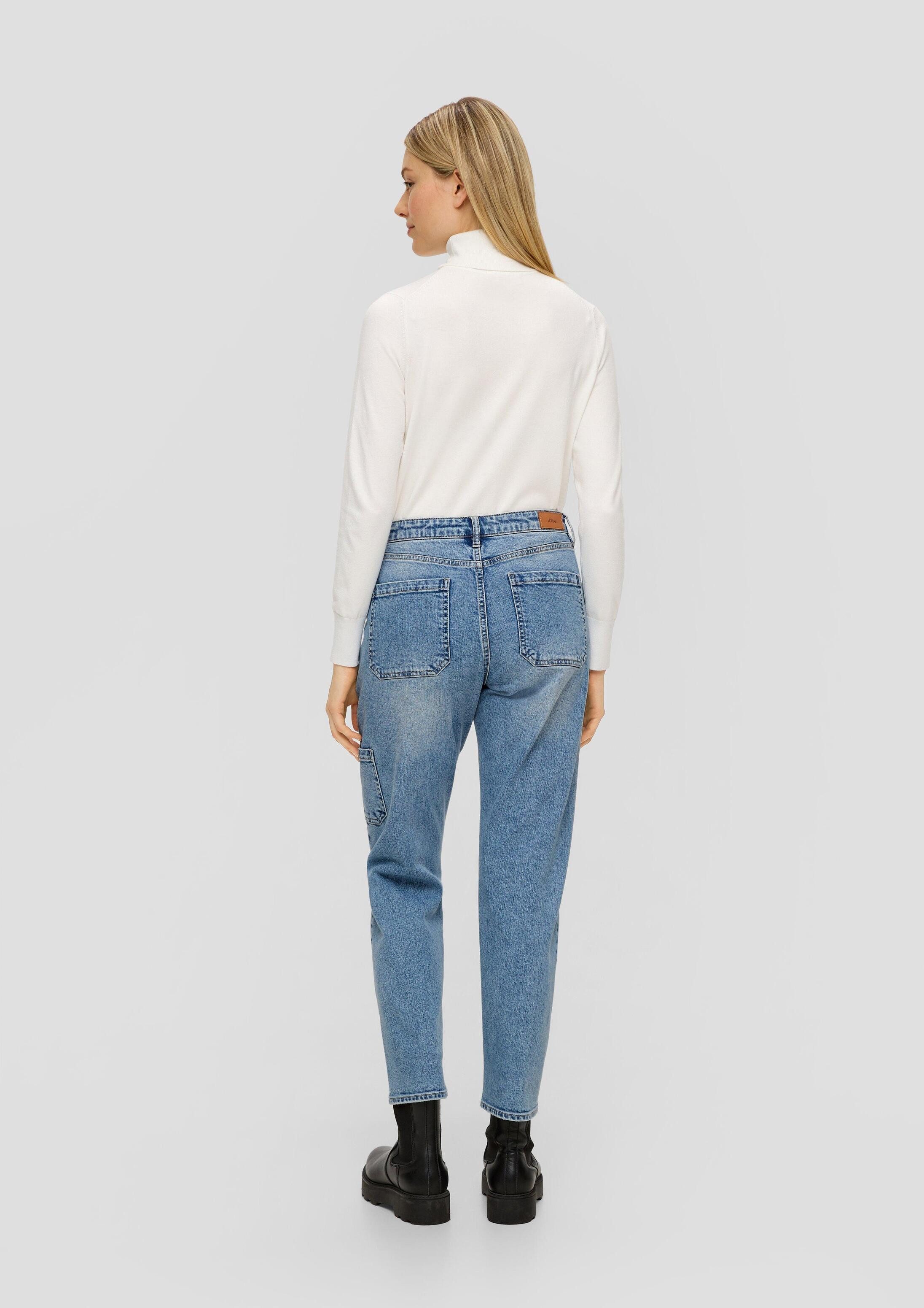 s.Oliver Regular-fit-Jeans Jeans-Hose FRANCIZ Beth Boyfriend / Relaxed Fit / Mid Rise / Straight Leg