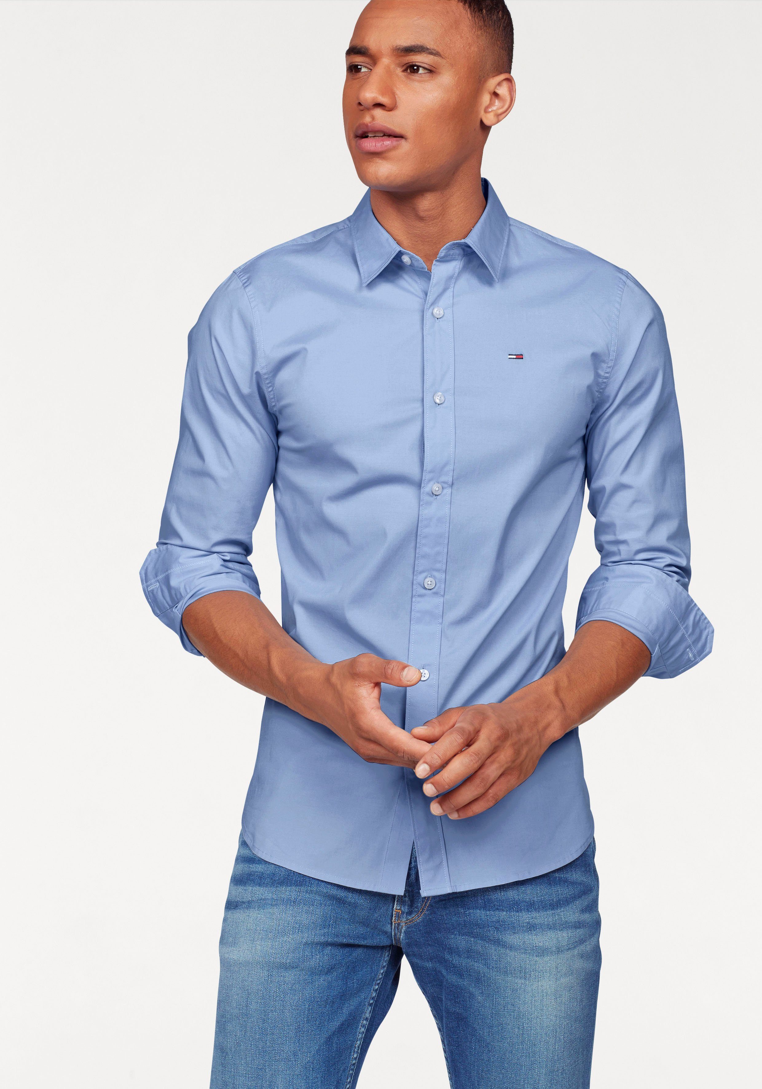 Tommy Jeans Langarmhemd Sabim Stretch Hemd Shirt Stretch Hemd, Premium, Sli günstig online kaufen