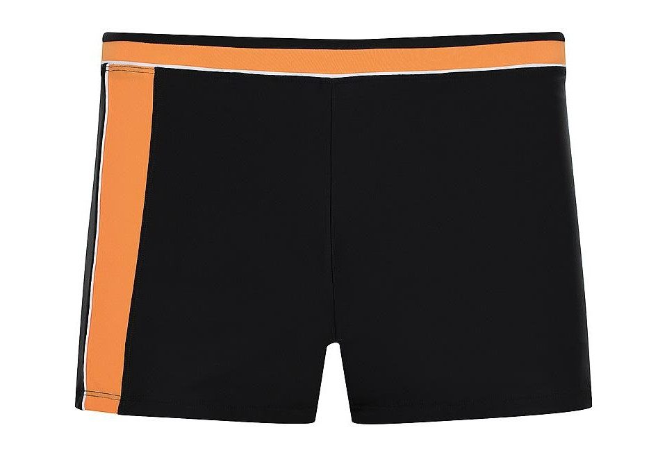 wavebreaker Badehose Badehose schwarz/orange
