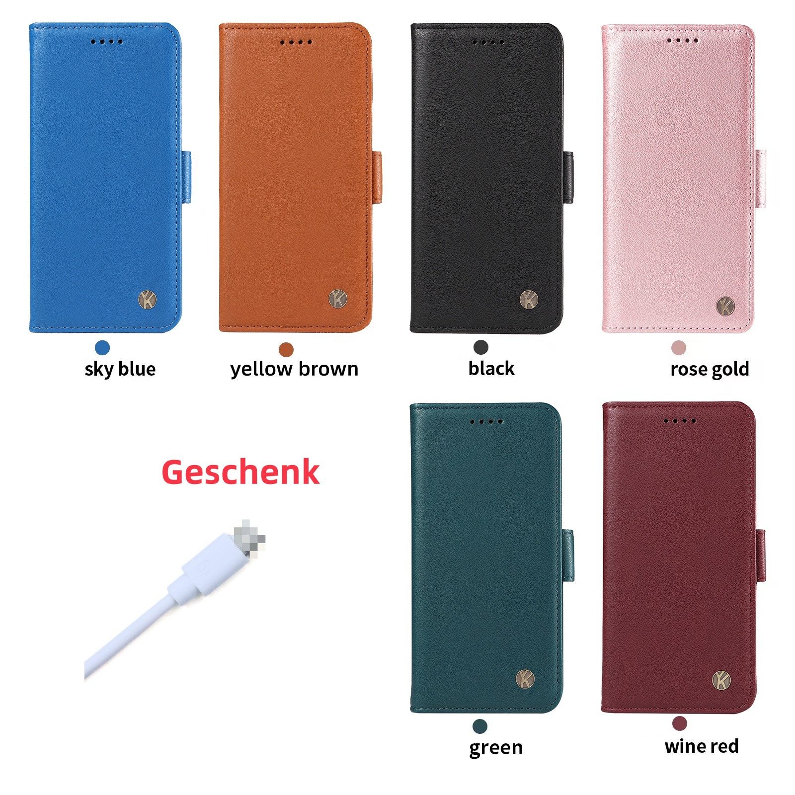 Innocase Handyhülle Leder Handy Hülle Case Tasche Cover für Google Pixel 9 Pro XL 9A 8A