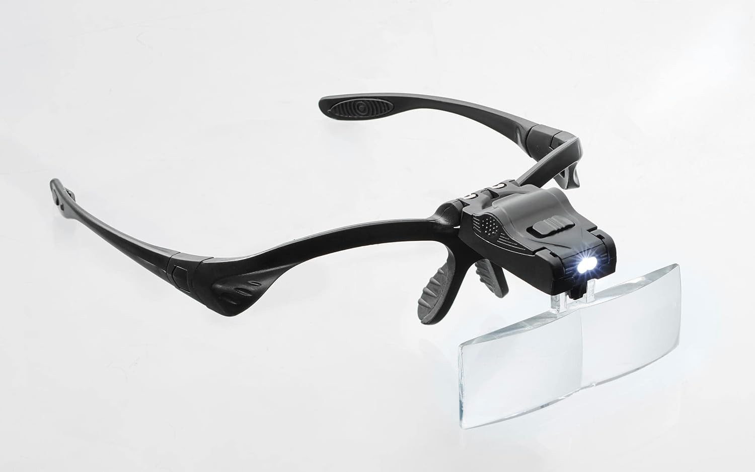 Westfalia Werkzeug Brillengestell Westfalia LED-Lupe mit 5 Vergrößerungen - Brille - Schutz, Mit LED Licht