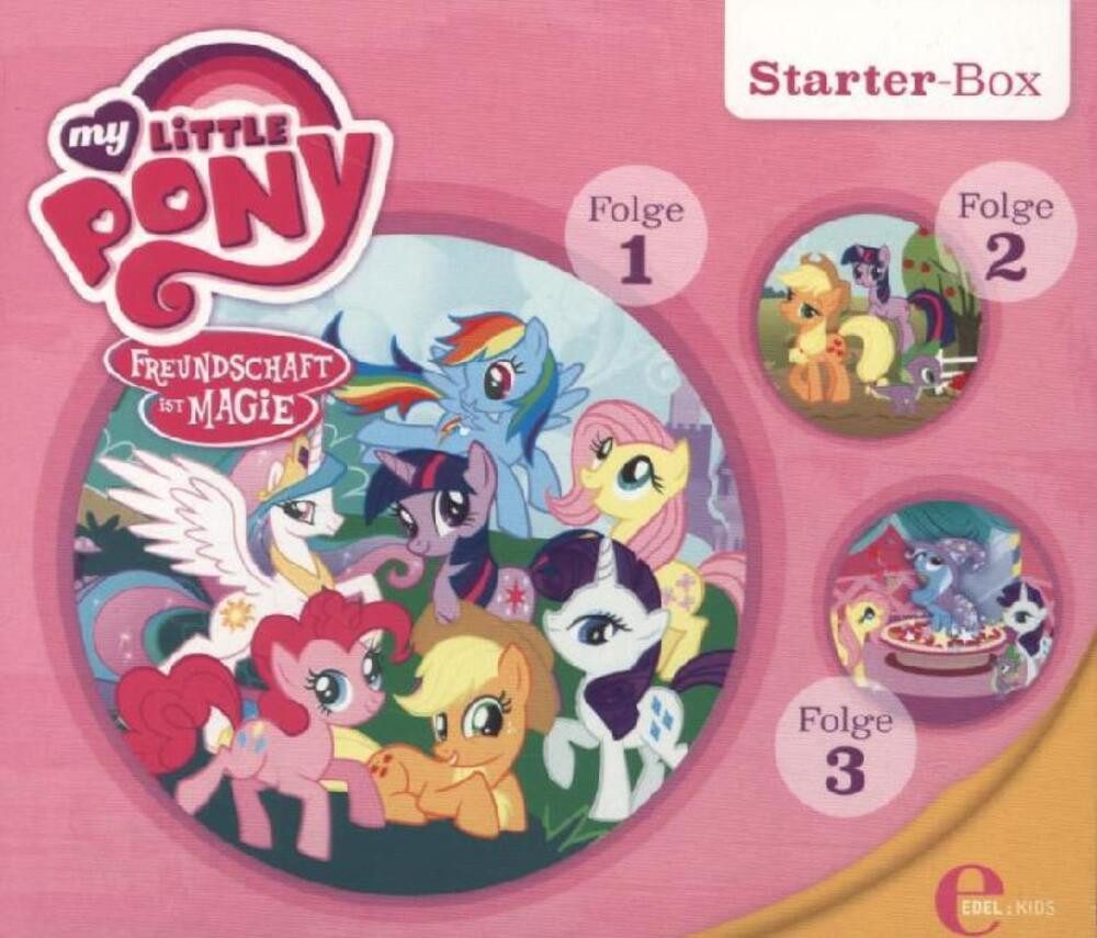 Hörspiel My Little Pony - Starter-Box, 3 Audio-CDs, 3 Audio-CD