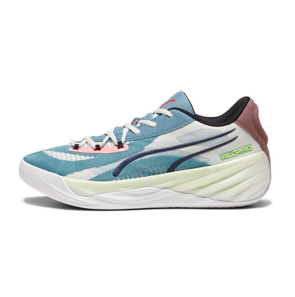 PUMA Hallen-Indoorschuhe All-Pro Nitro blau/bunt Herren Badmintonschuh