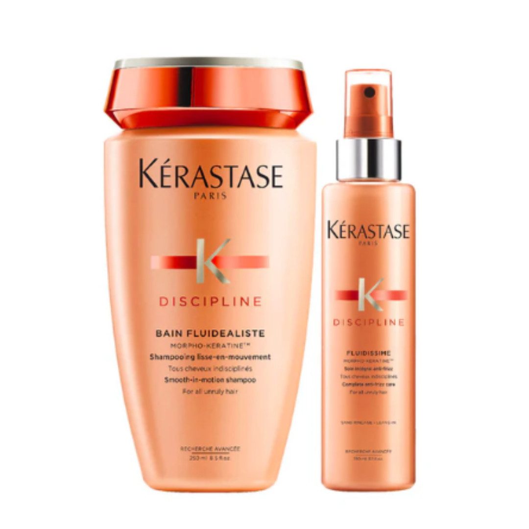 Kérastase Haarpflege-Set Kérastase Discipline Set Shampoo Fluidissime Anti Frizz, 2-tlg., reichhaltig