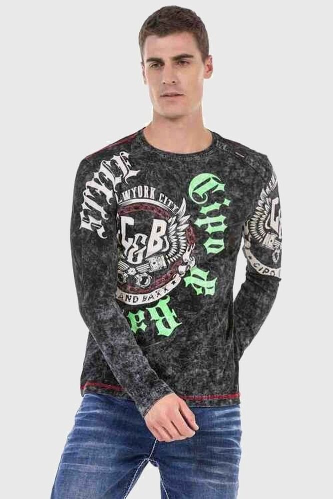 Cipo & Baxx T-Shirt Sweatshirts mit trendigem Print