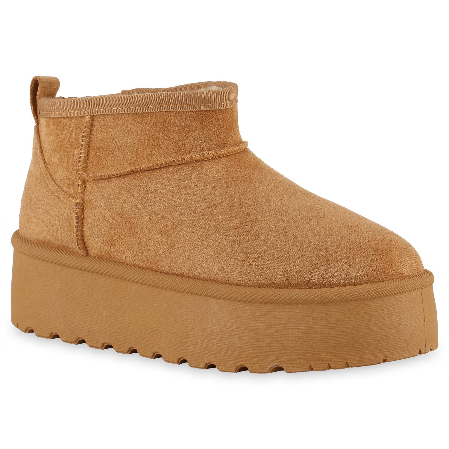 VAN HILL 841492 Winterstiefelette Damen Warm Gefütterte Winter Boots Stiefe günstig online kaufen