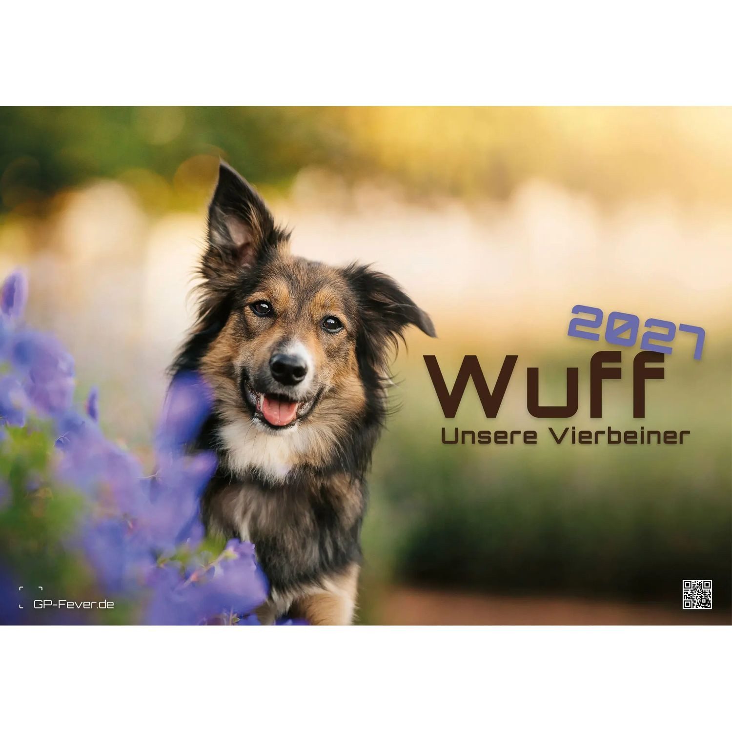 Wandkalender Wuff - Unsere Vierbeiner - Der Hundekalender - 2027 - Kalender DIN A3