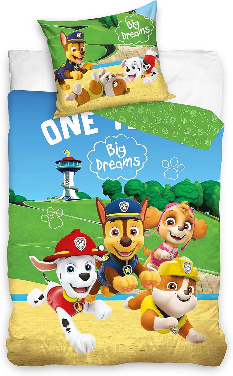 Carbotex Wendebettwäsche Lizenz Wendebettwäsche 135x200/80x80cm günstig online kaufen