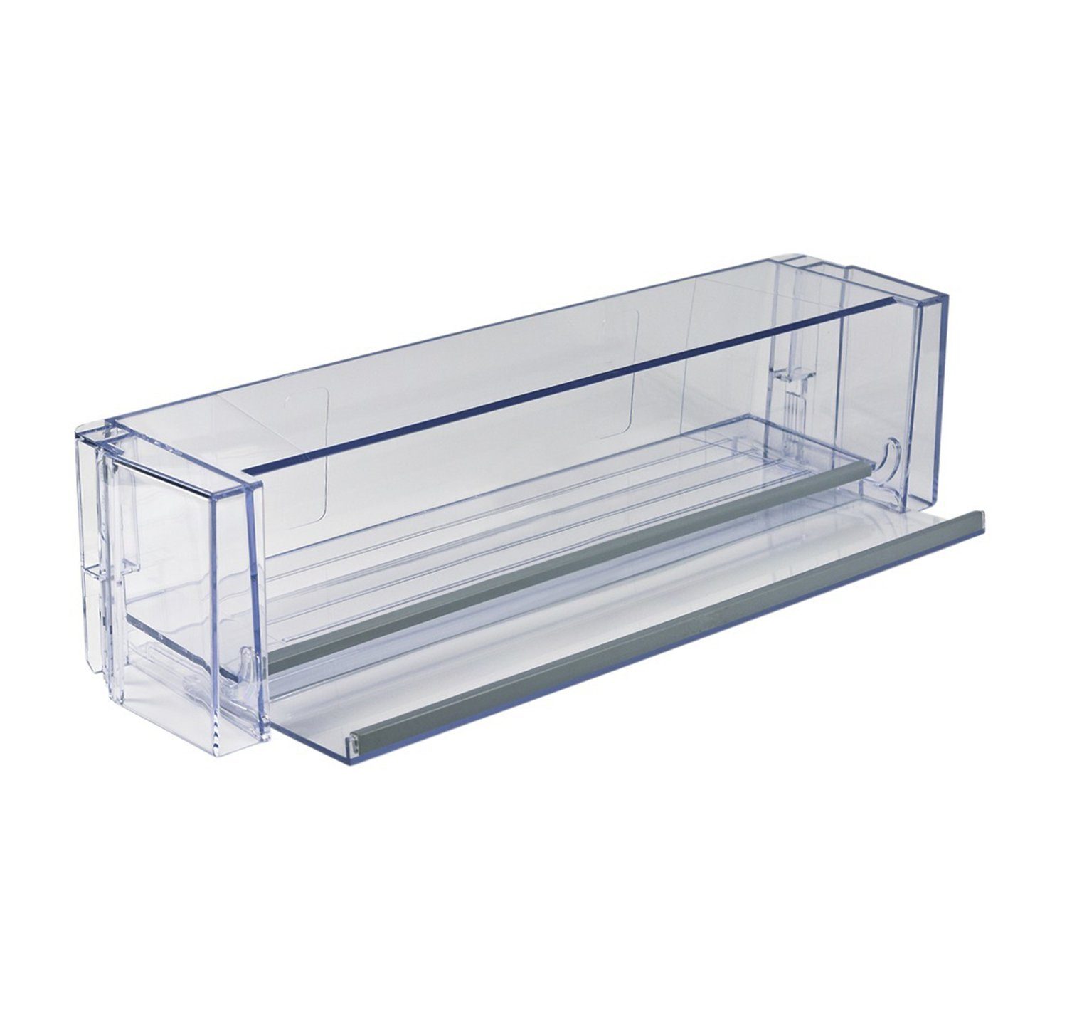 NEFF Flaschenablage Butterfach 00744792 Abstellfach, transparent mit Klappe für Kühlschranktüre