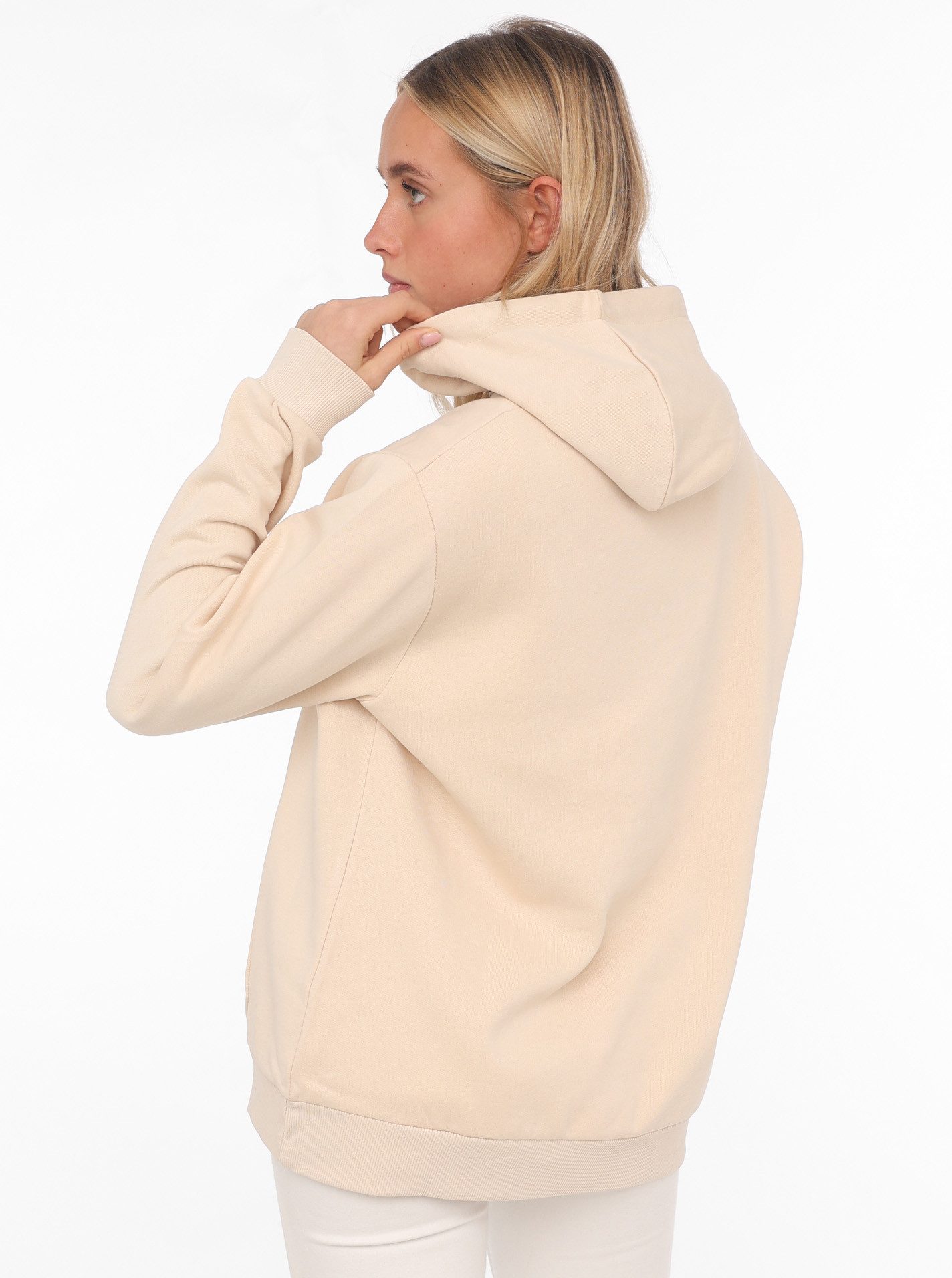 Zwillingsherz Hoodie "Wild Free" mit Pailletten, Kordel und Innenseite der Kapuze im -Look