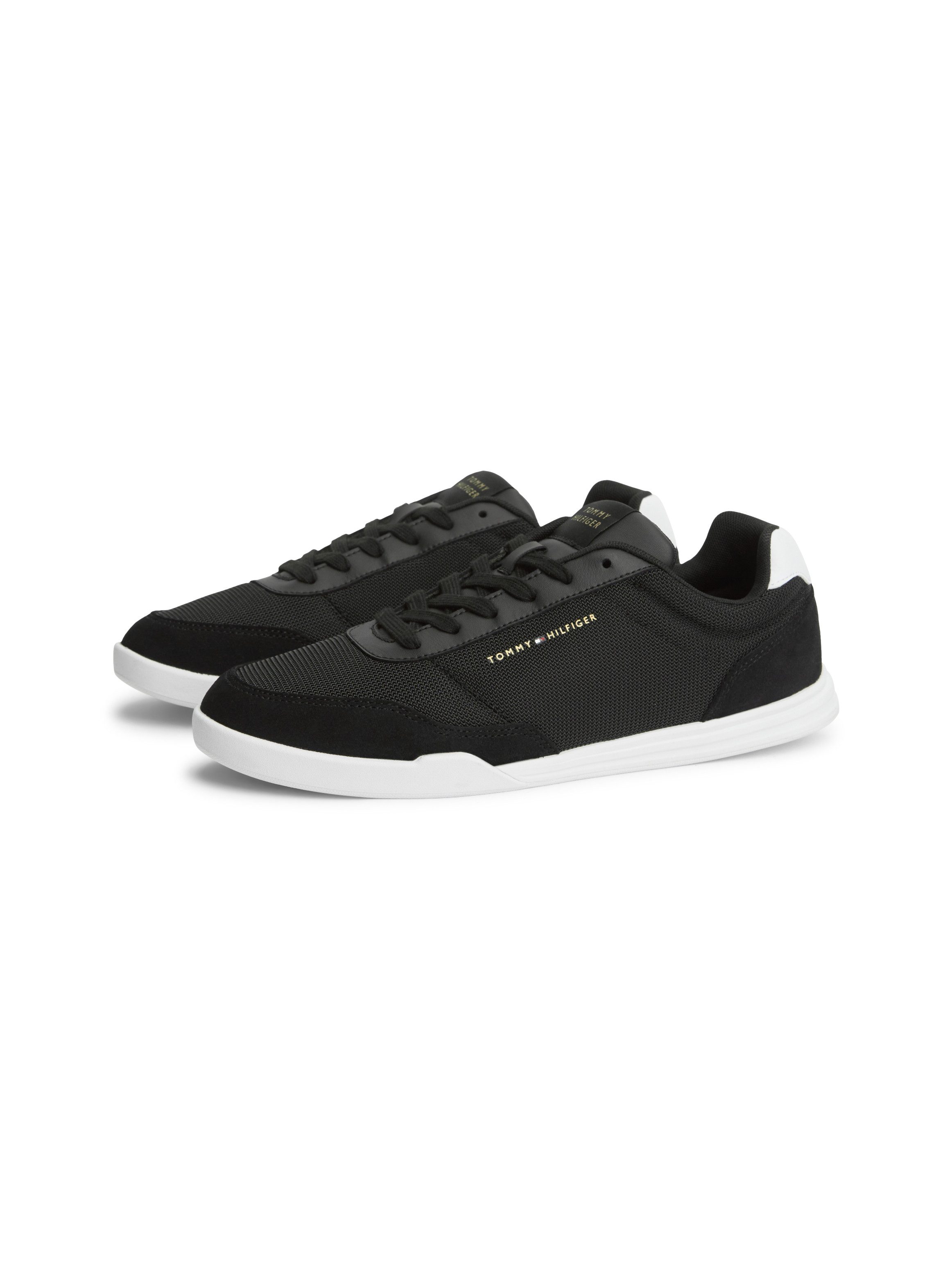 Tommy Hilfiger LO PRO CUPSOLE NYLON SUEDE MIX Sneaker Freizeitschuh, Halbschuh, Schnürschuh mit seitlichem Logo