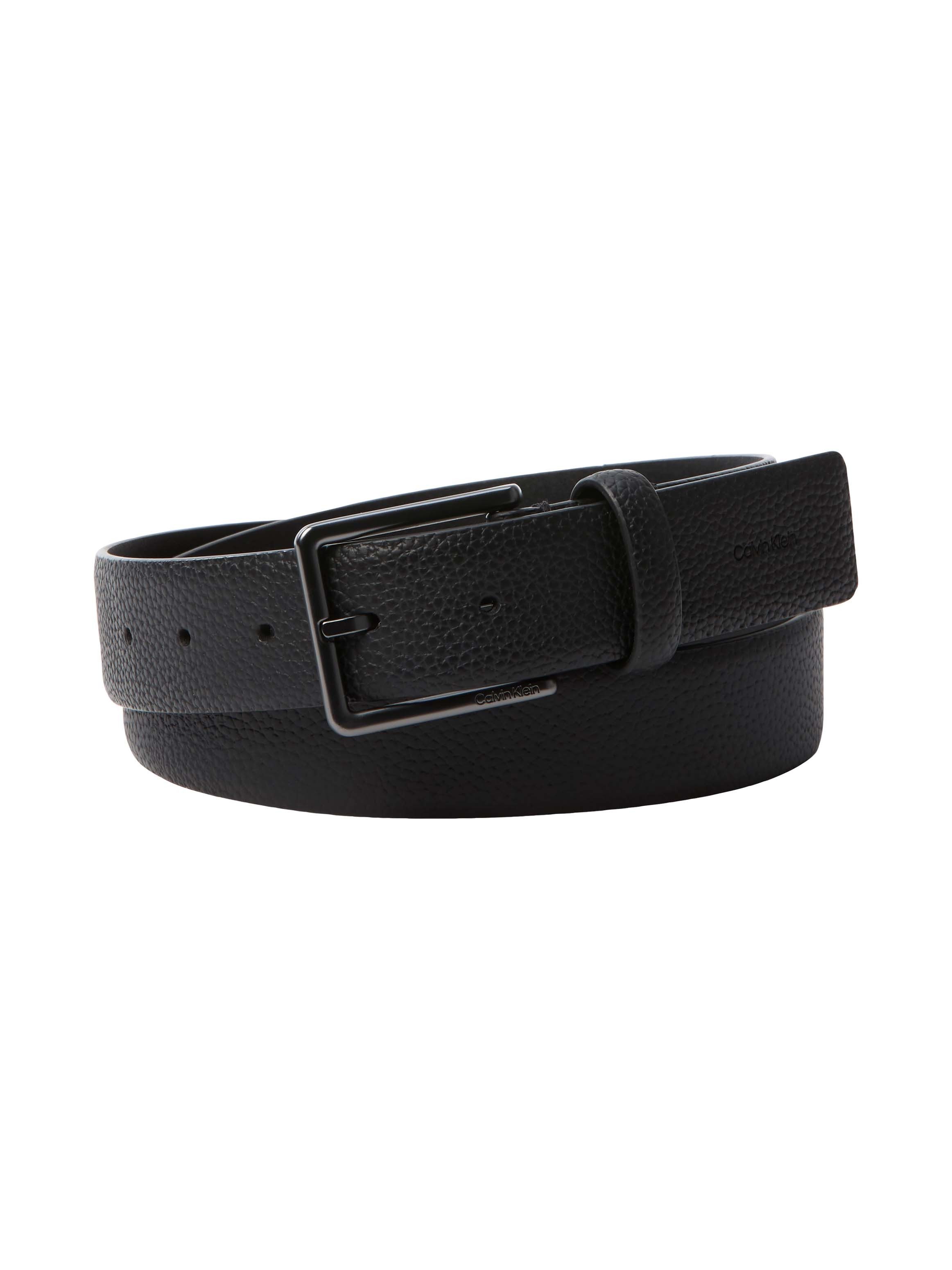 Calvin Klein Ledergürtel CASUAL PIN BUCKLE PEBBLE 40MM FI Größenverstellbar mit Metallschließe