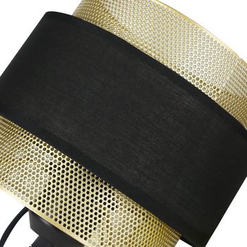 ZMH Hängeleuchte Pendelleuchte Schwarz Esszimmer Vintage Gold Retro E27, ohne Leuchtmittel, 1 Flammig