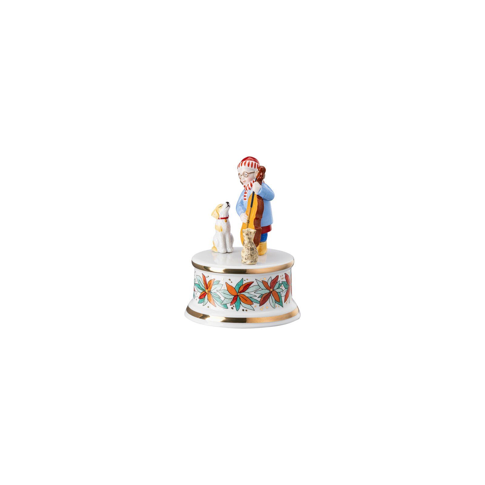 klein Spieluhr 23 Porzellan Weihnachtsklänge Hutschenreuther Sammelkollektion