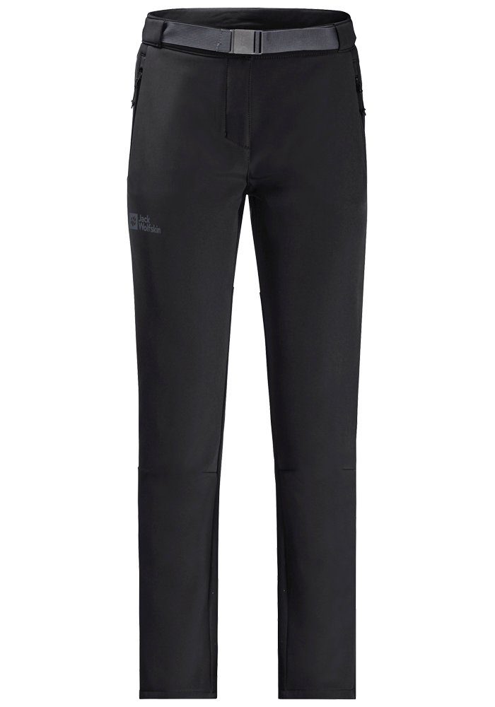 Jack Wolfskin Softshellhose STOLLBERG W black PANTS