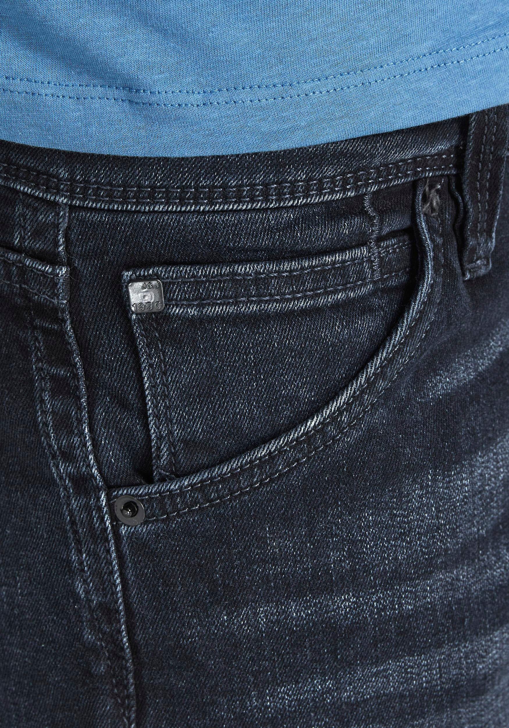 Jack & Jones Slim-fit-Jeans JJIGLENN – Slim-Fit-Jeans mit niedriger Leibhöhe Used, modisch, slim fit, Denim/Jeans