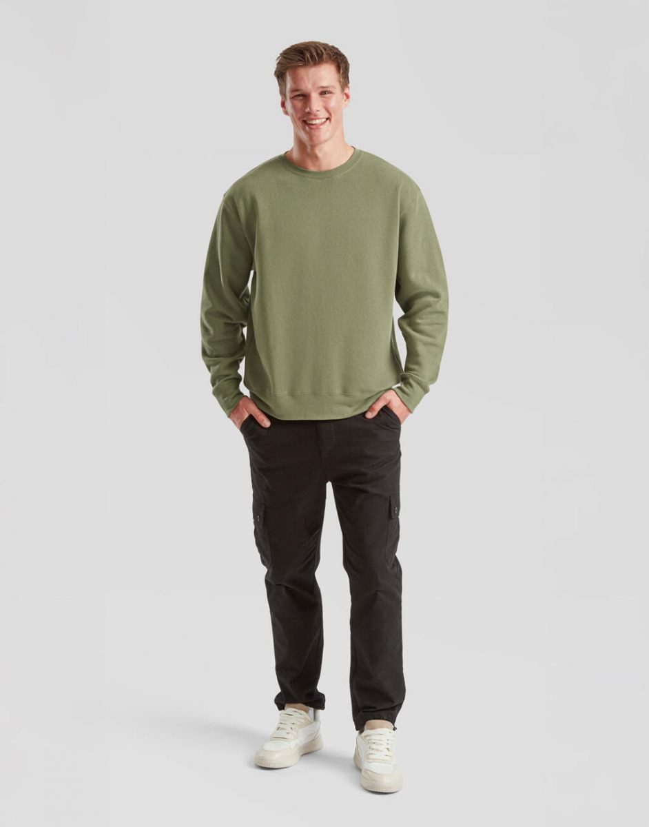 Fruit of the Loom Sweatshirt Herren Premium Set-In-Sweat