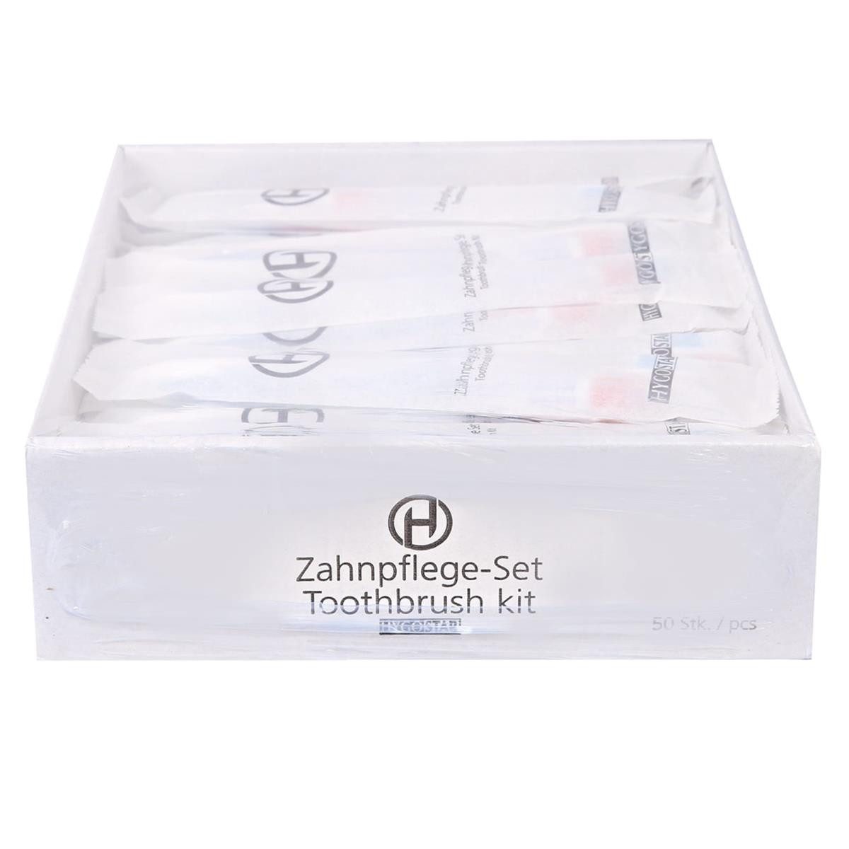 Baumwollhandschuhe Hygostar 556117 Zahnpflege-Set Zahnbürste Zahnpasta