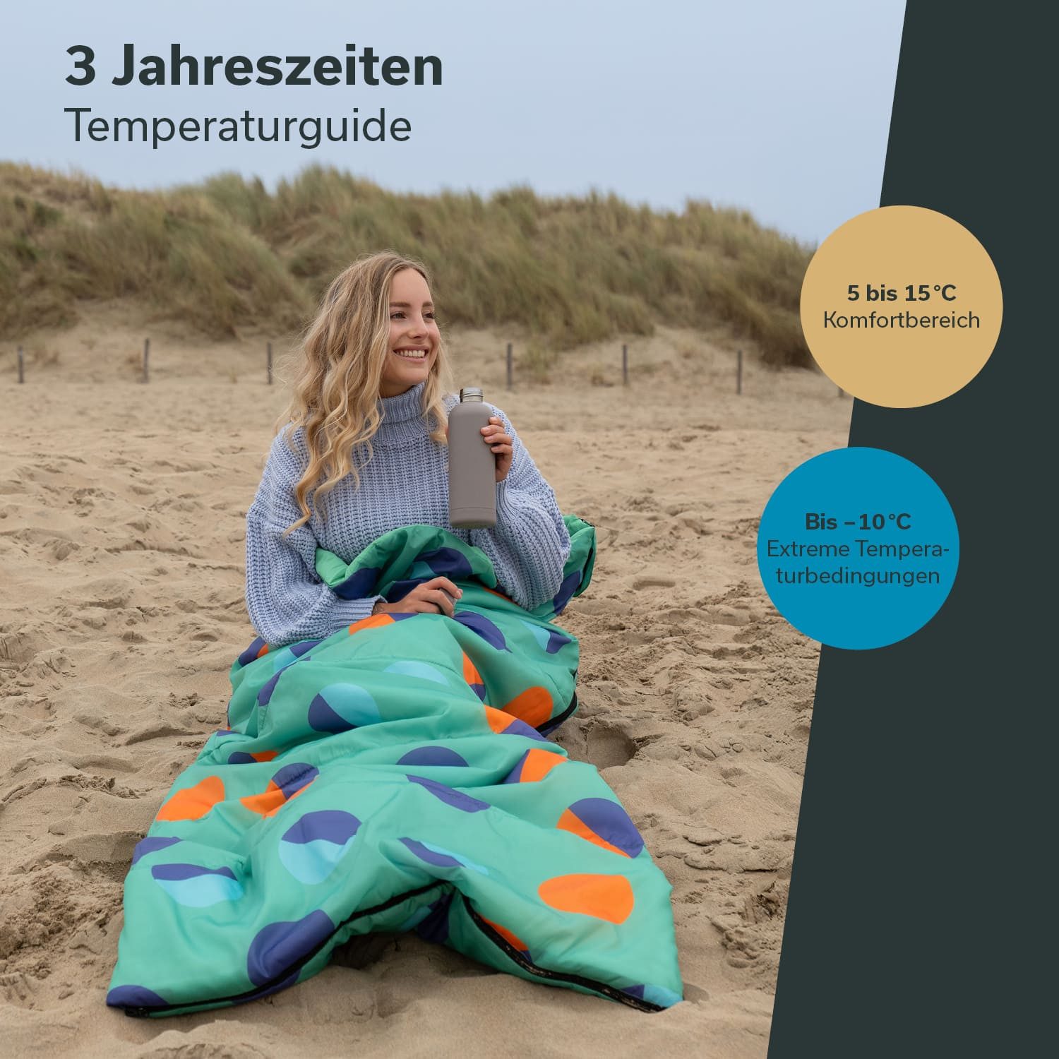 Skandika Deckenschlafsack Sovro Lite Sunrise, Schlafsack günstig online kaufen