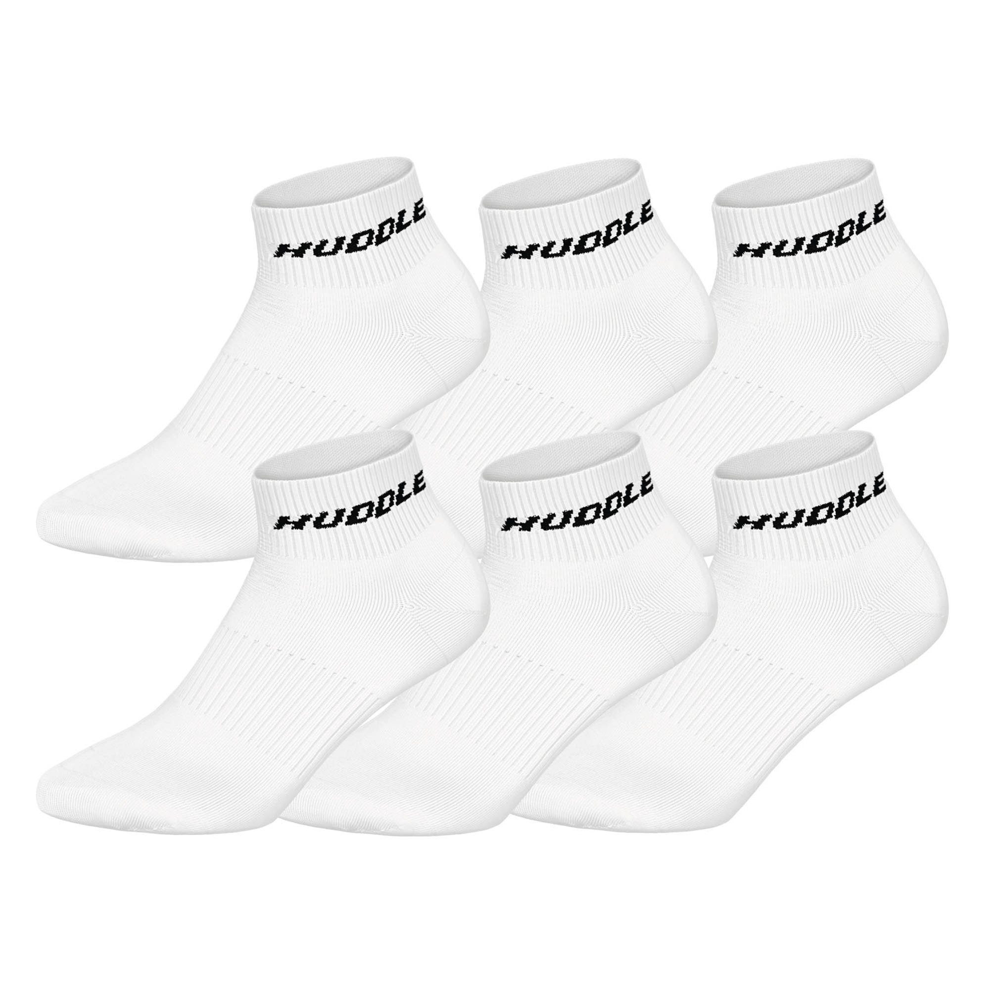 HUDDLE Kurzsocken Unisex Socken 6er Pack Polyester (Packung, 6er Pack)