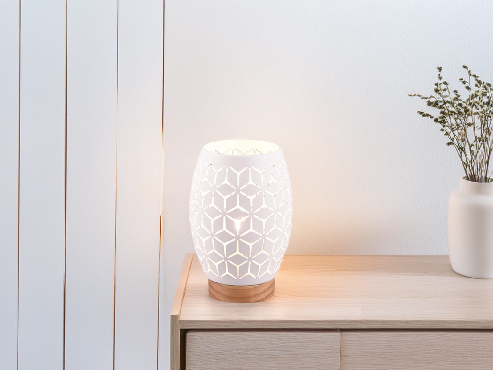 Reality Leuchten LED Nachttischlampe, Dimmfunktion, LED wechselbar, über Sc günstig online kaufen