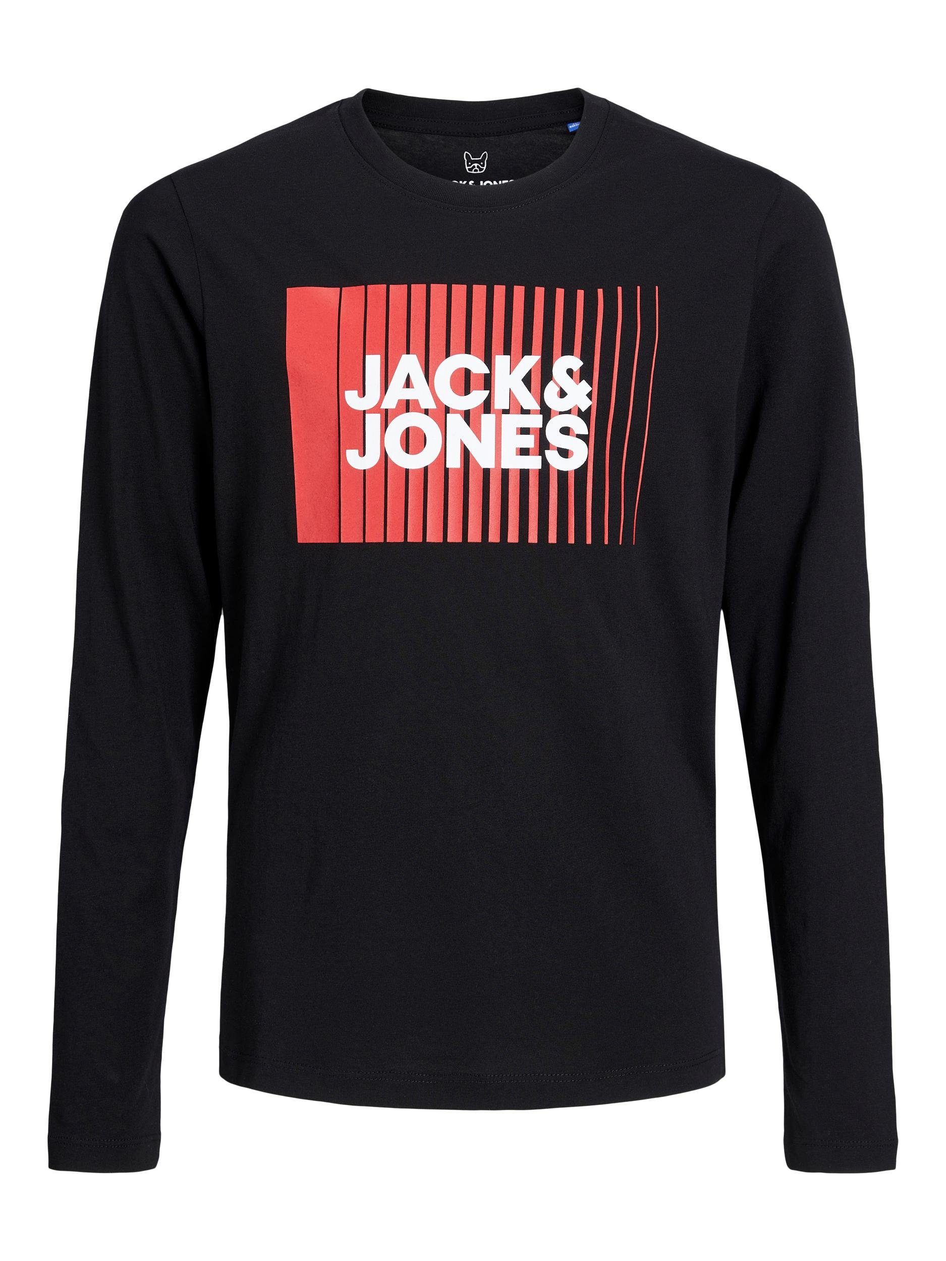 Jack & Jones Junior Langarmshirt JJECORP LOGO TEE PLAY LS O-NECK JNR