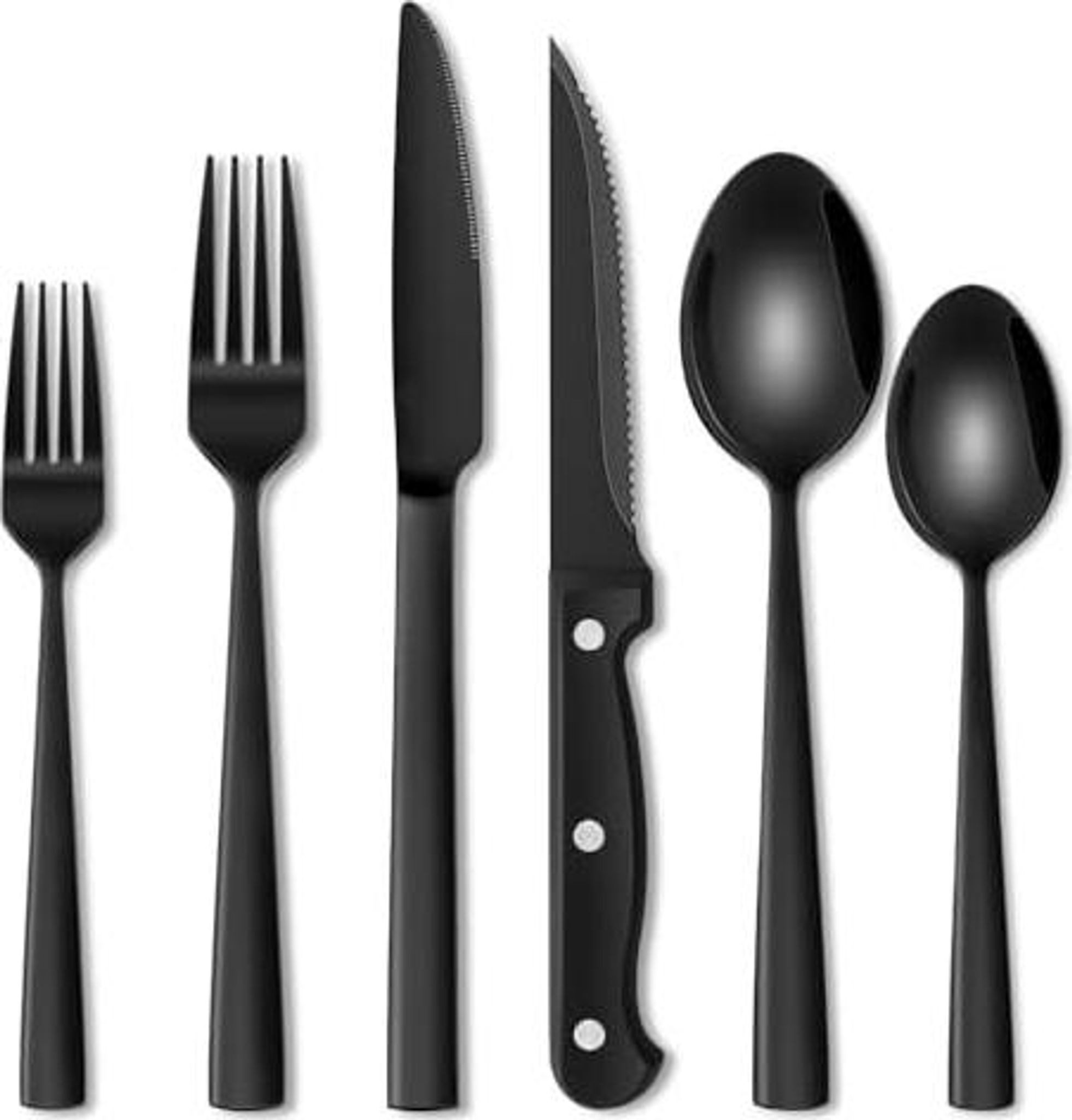 FELIXLEO Besteckhalter Komplettes Set mit Messer Gabel und Löffel für feine Tischkultur, (1-tlg)