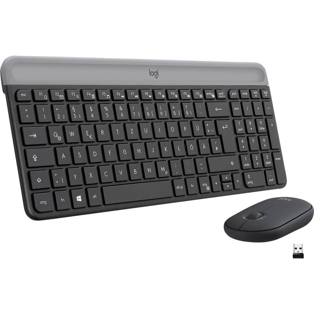 Logitech Combo - Kabelloses Tastatur-Maus-Set 920-009188 Tastatur- und Maus-Set