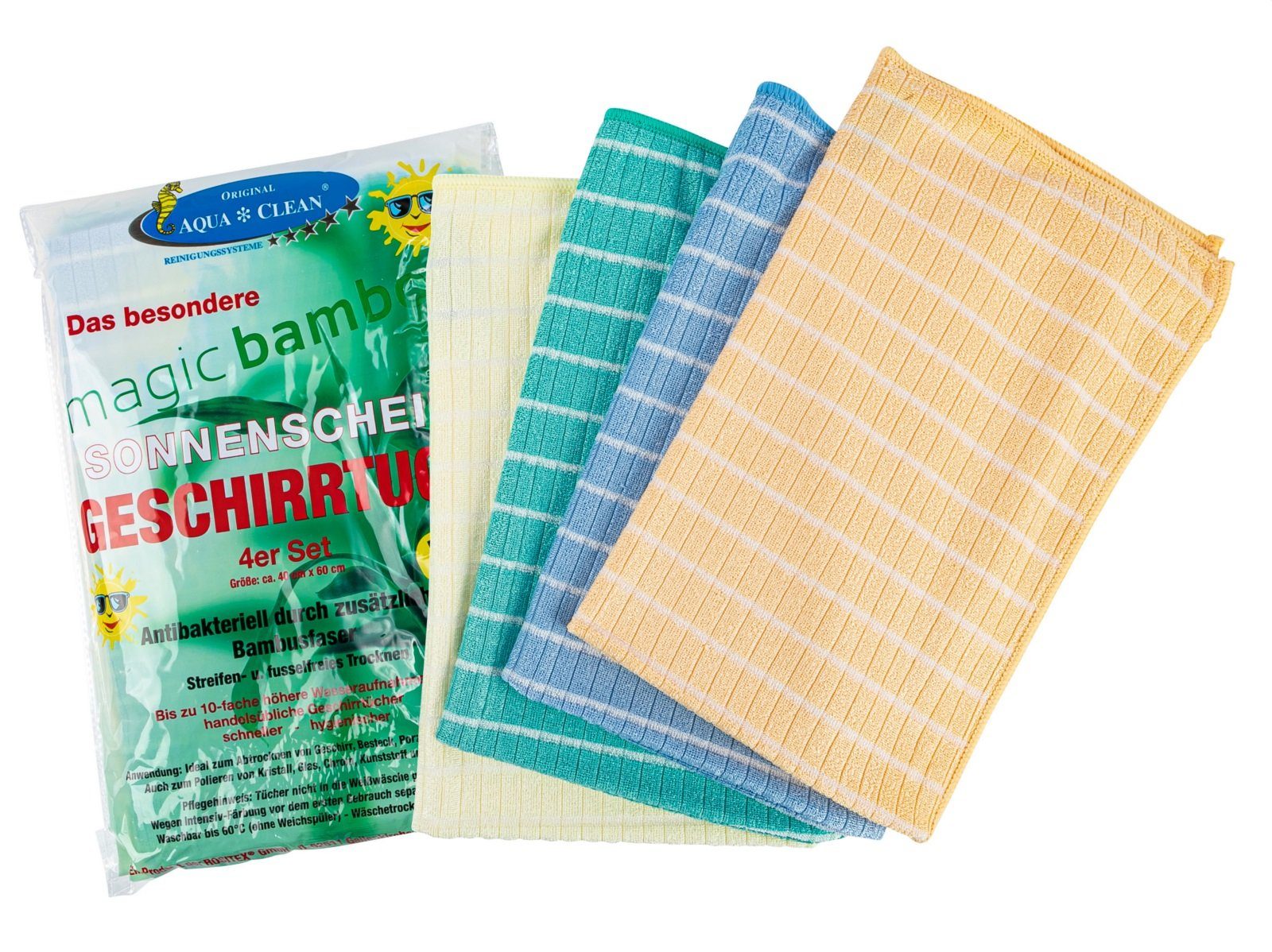 AQUA CLEAN Geschirrtuch Magic Bamboo 4er günstig online kaufen