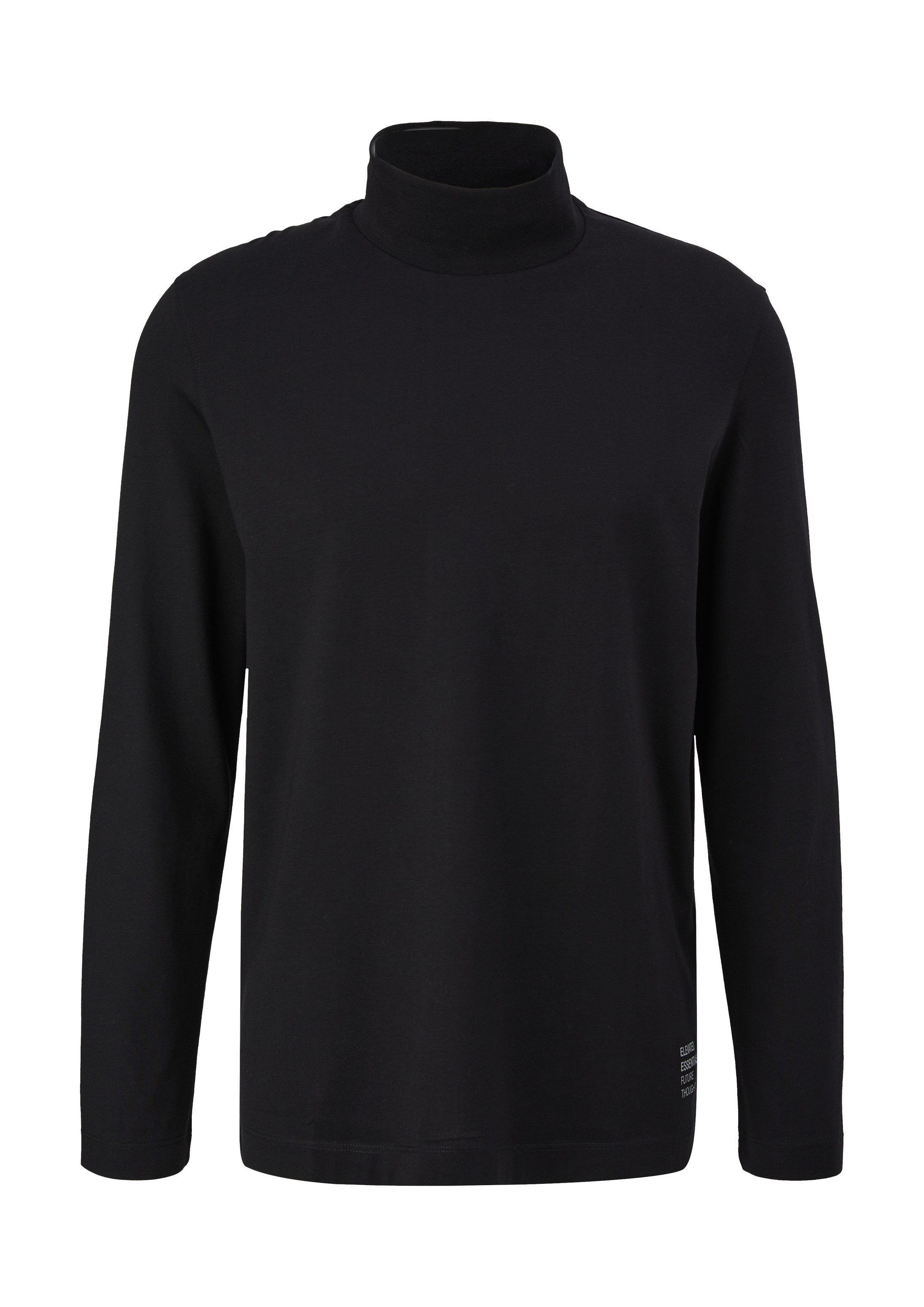 s.Oliver Langarmshirt T-Shirt Longsleeve mit Turtleneck